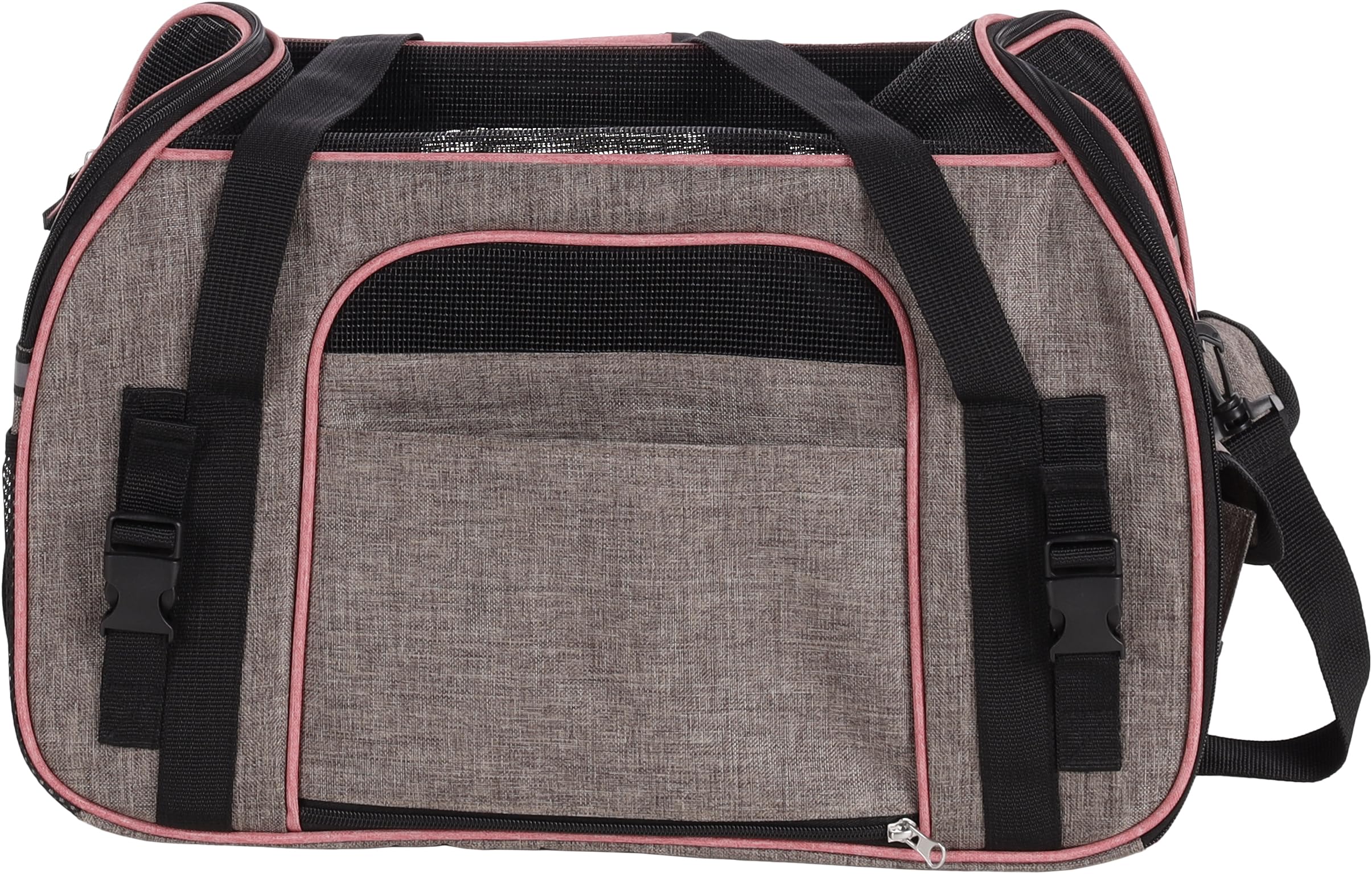 Transportín Gato – Perro – Xandor – Bolsa Reforzada en poliéster con Tiras Reflectantes y Base extraíble