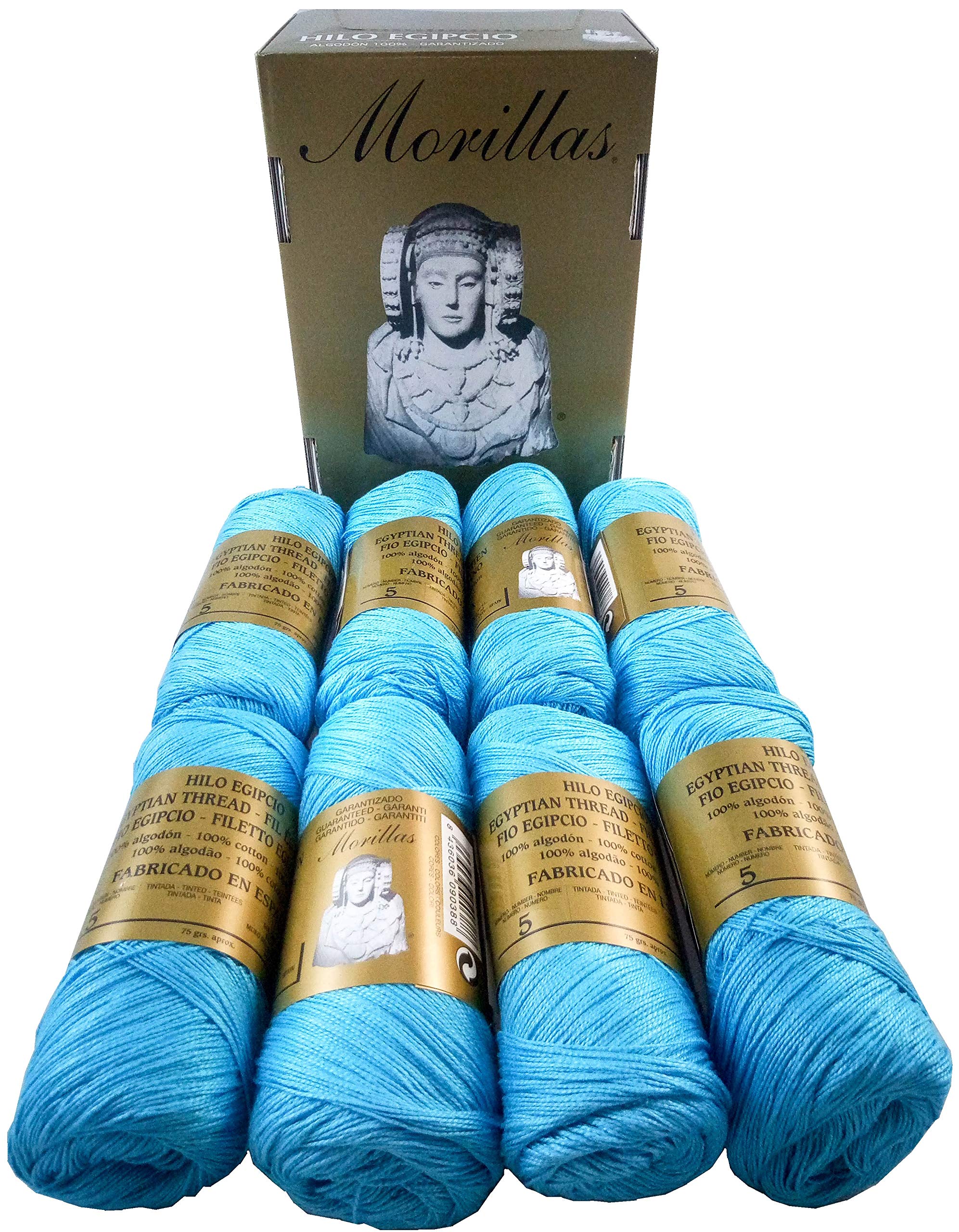 Pack de 16 Zepelines Ne 12/2 surtido colores oscuros de algodón perlé 100% egipcio mercerizado
