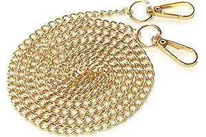 50" GOLD HANDBAG STRAP | Chain + Clasps | Purse, Clutch, Bag, Chain