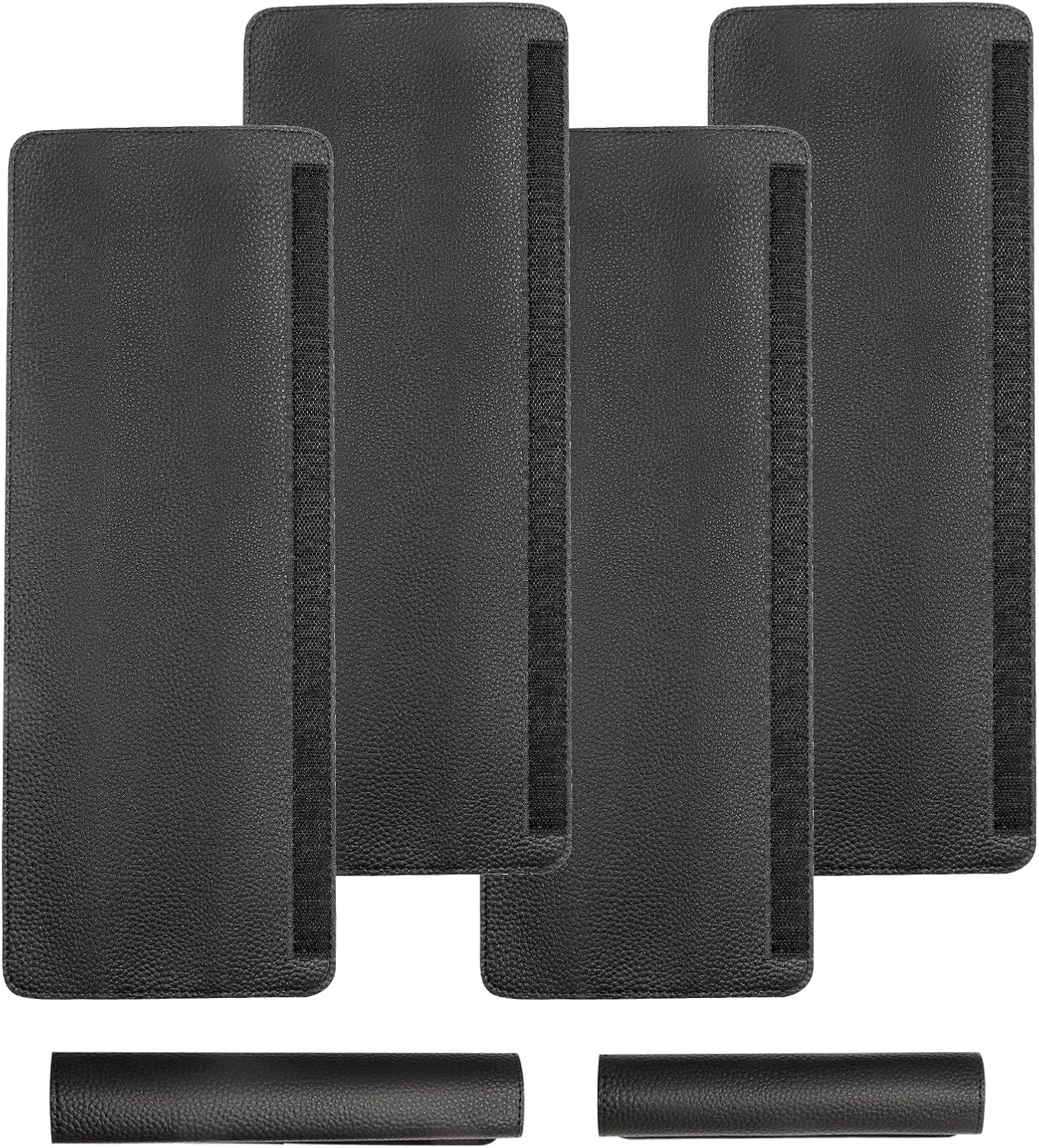 Black Refrigerator Handle Covers, 6 PCS Kitchen Handles Covers Non Slip Appliance Microwave Oven Stove Dishwasher Handle Protector Kitchen Cabinet Bathroom Fridge Door Handle Covers