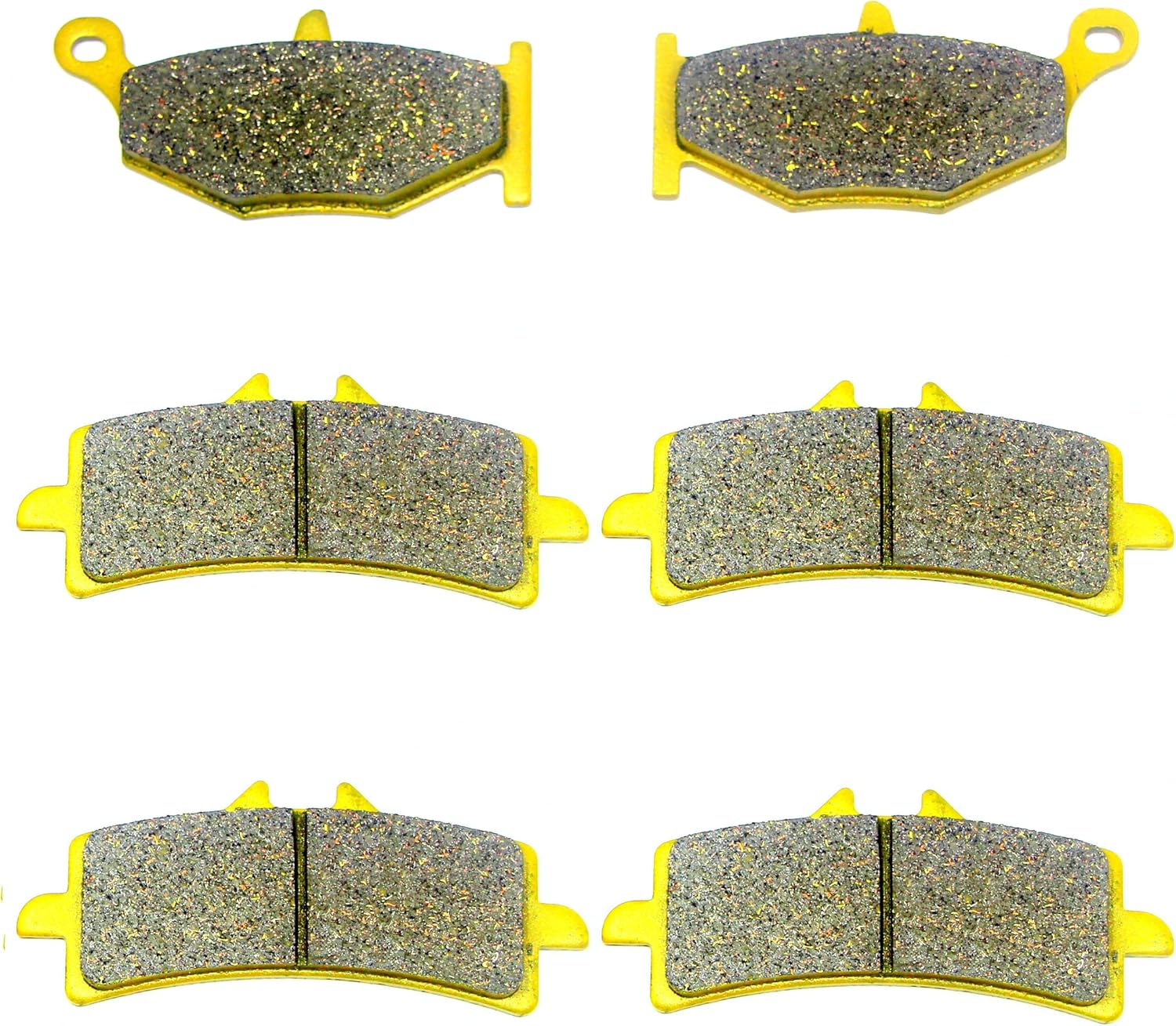 Front Rear Brake Pads for Suzuki GSX 1300 R GSX1300R Hayabusa RAL (Brembo Calipers) 2013 2014 2015 2016 2017 2018 2019 2020 2021 2022 2023 Brakes FA447 FA419 MC0009
