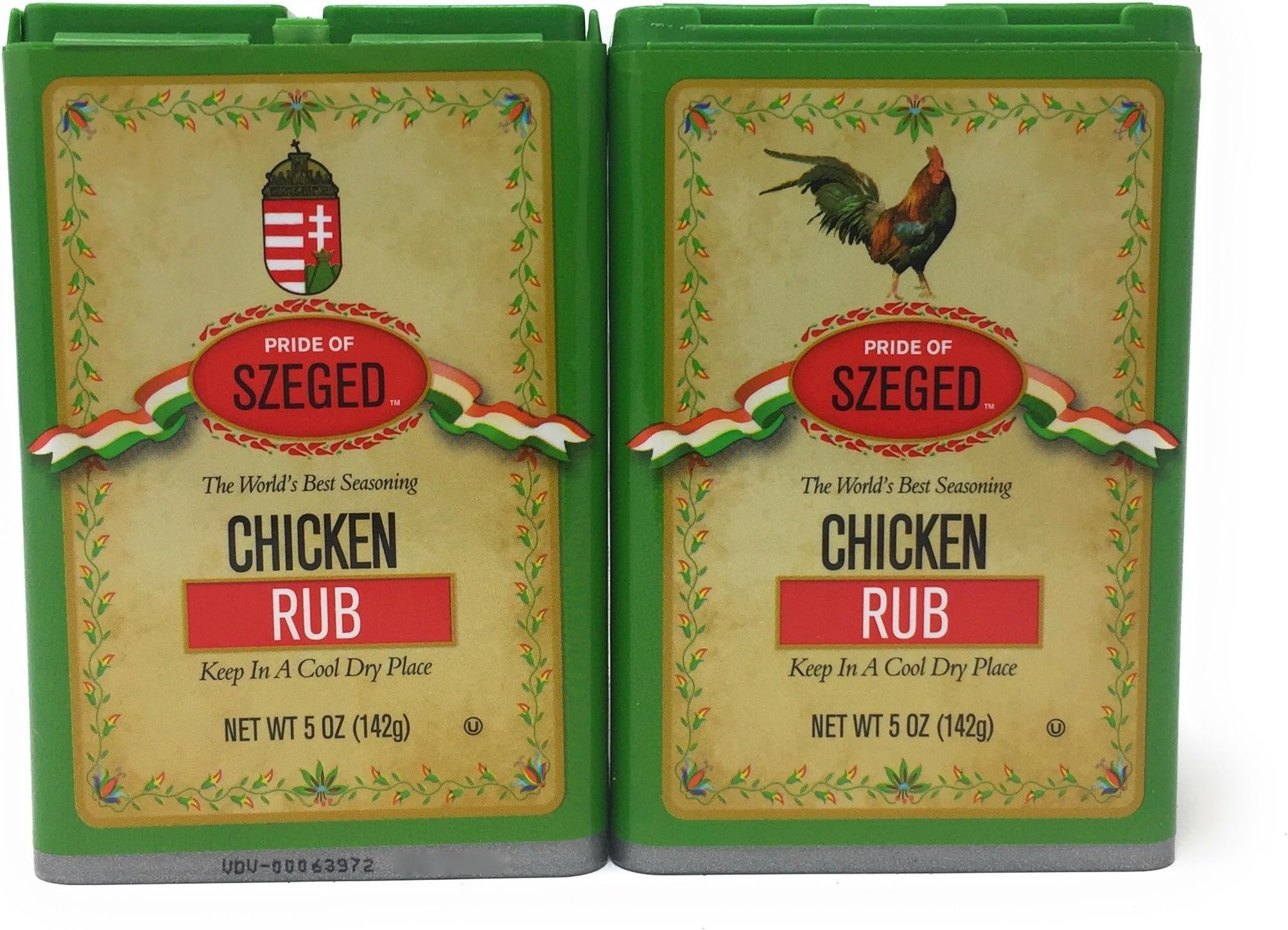 Szeged -Chicken Rub / Gourmet Rub / 2 -5 Oz. Tins