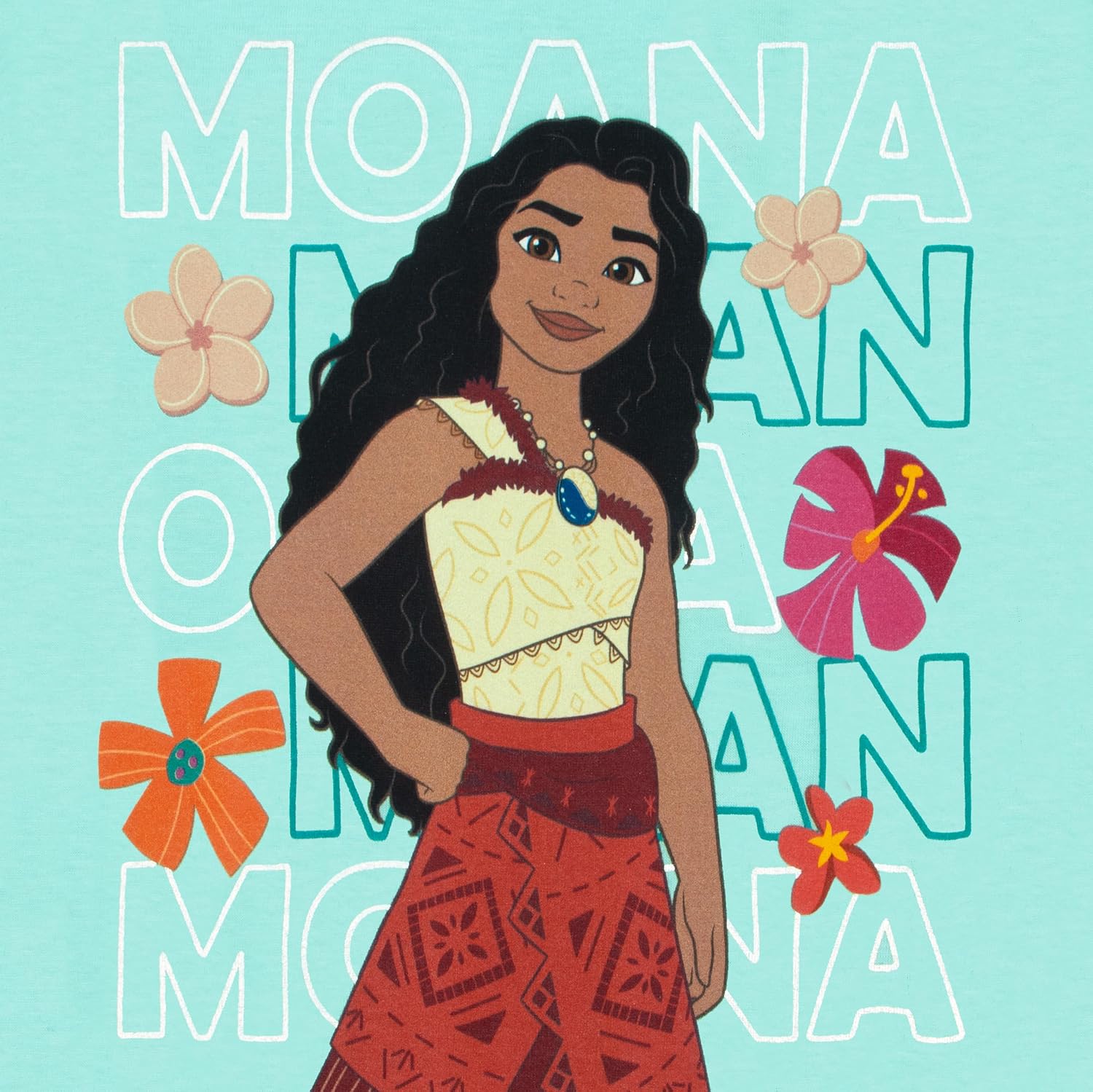 Disney Moana Shirt, Long Sleeve Moana Top, Girls Long Sleeve Shirt, Fall Shirts for Girls, Green 5