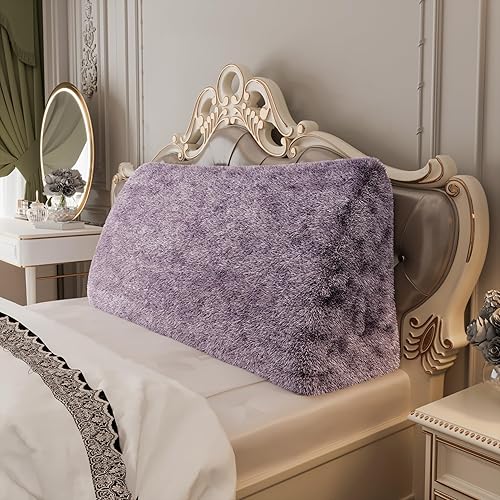 Miniatura 4 de Almohada de cuña para cama – Almohada de lectura para dormitorio, soporte de espalda mientras está sentado en la cama, almohada lumbar ergonómica