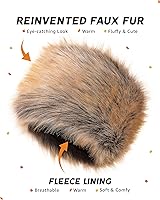Vista 61 de Futrzane Sombrero clásico cosaco - Sombreros de piel sintética para mujer - Sombrero ruso peludo cálido negro (Black Classic)
