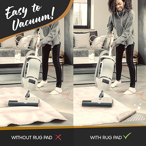 Miniatura 6 de Nevlers Almohadilla antideslizante de 2 x 10 pies Agarre antideslizante de PVC de tejido abierto para suelos de madera dura y otras superficies