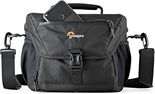 Miniatura 2 de Lowepro LP37123, Nova 180 AW II - Bolsa para cámara, impermeable, personalizable, se adapta a Pro-Depth DSLR con lente, dron compacto, 3-4 lentes