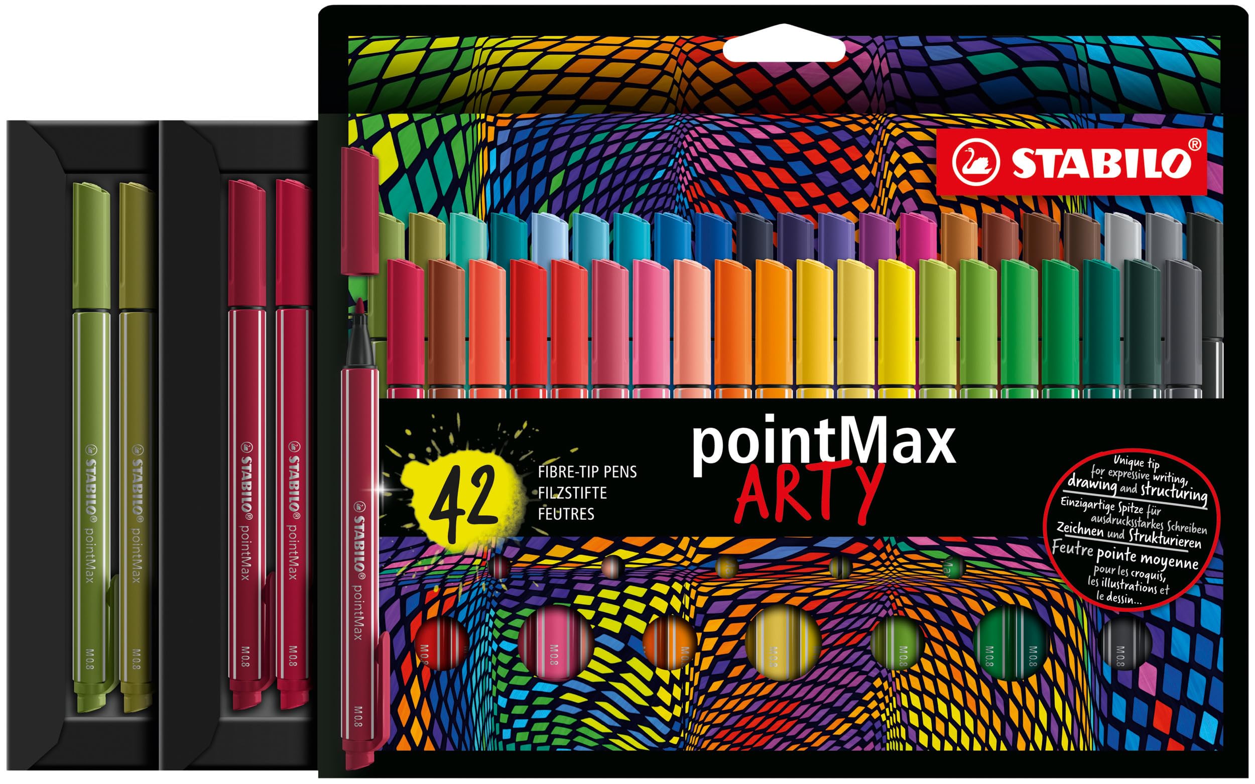 STABILO - Filzschreiber - pointMax | ARTY, 42er Pack