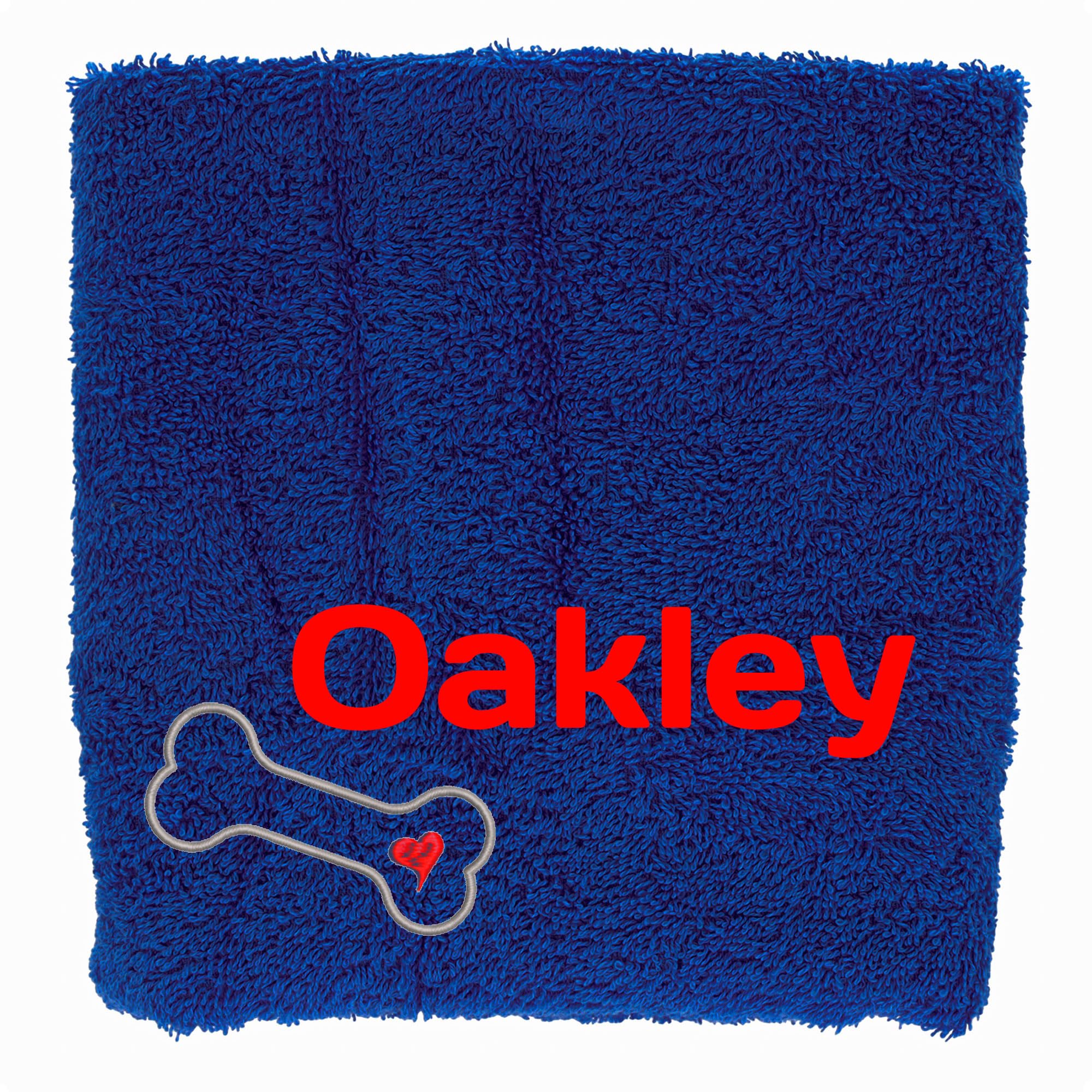 Always Looking Good Embroidered Personalised Dog Towel Super Absorbent Drying Dog Towel New Puppy Gifts Pet Presents… (Medium, Mid Blue) — image 1
