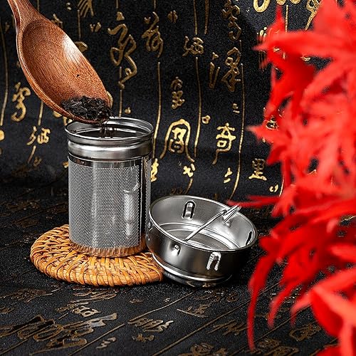 Miniatura 5 de Linkidea Paquete de 2 infusor de té para té de hojas sueltas, compatible con CamelBak Chute Mag, tapa de transporte de 20 onzas, 25 onzas, 32 onzas,