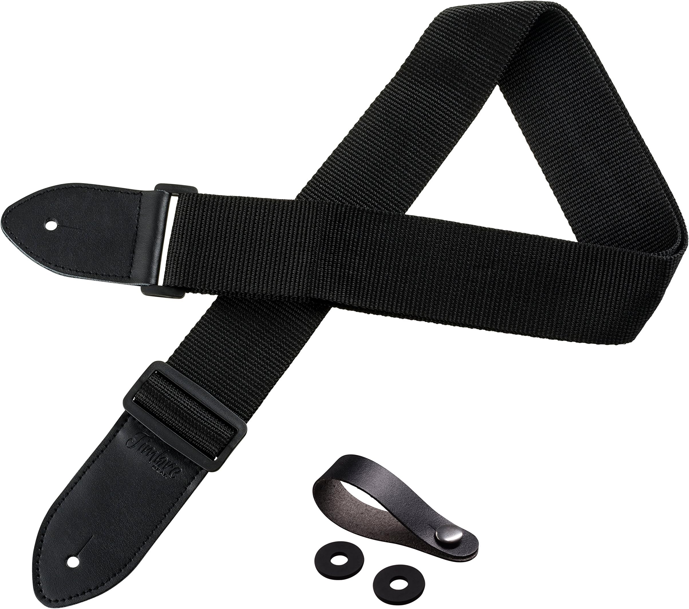 TimbreGear Guitar Strap with FREE STRAP BUTTON AND (2) STRAP LOCKS, AMAZING GIFT