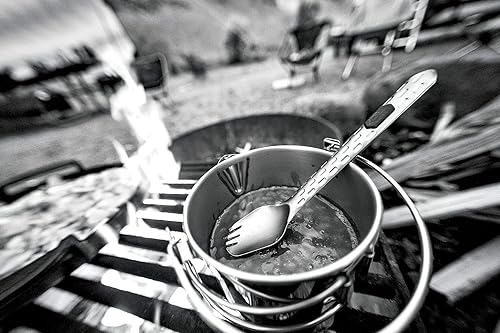 Miniatura 6 de Gerber Gear Gerber Devour Multi-Tenedor, herramienta para comer en campamento, salvia plana [31-003422] Salvia,Gris,Titanio,Bronce (Burnt