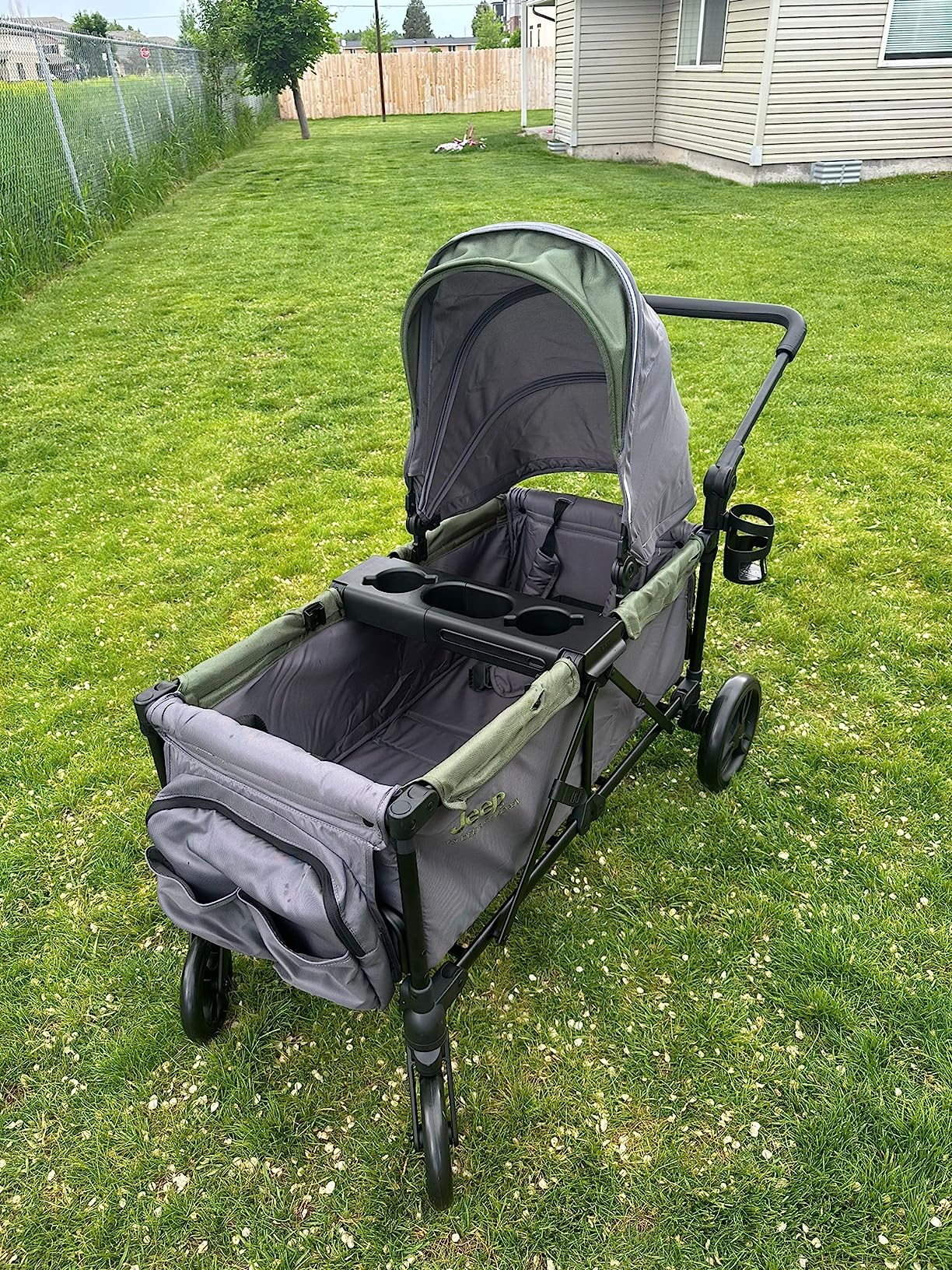 38/mo Finance Jeep Sport AllTerrain Stroller Wagon by Delta
