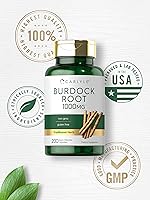 Vista 5 de Carlyle Burdock Root 200 Capsules Non-GMO and Gluten Free Formula Traditional Herb Supplement Arctium Lappa Extract