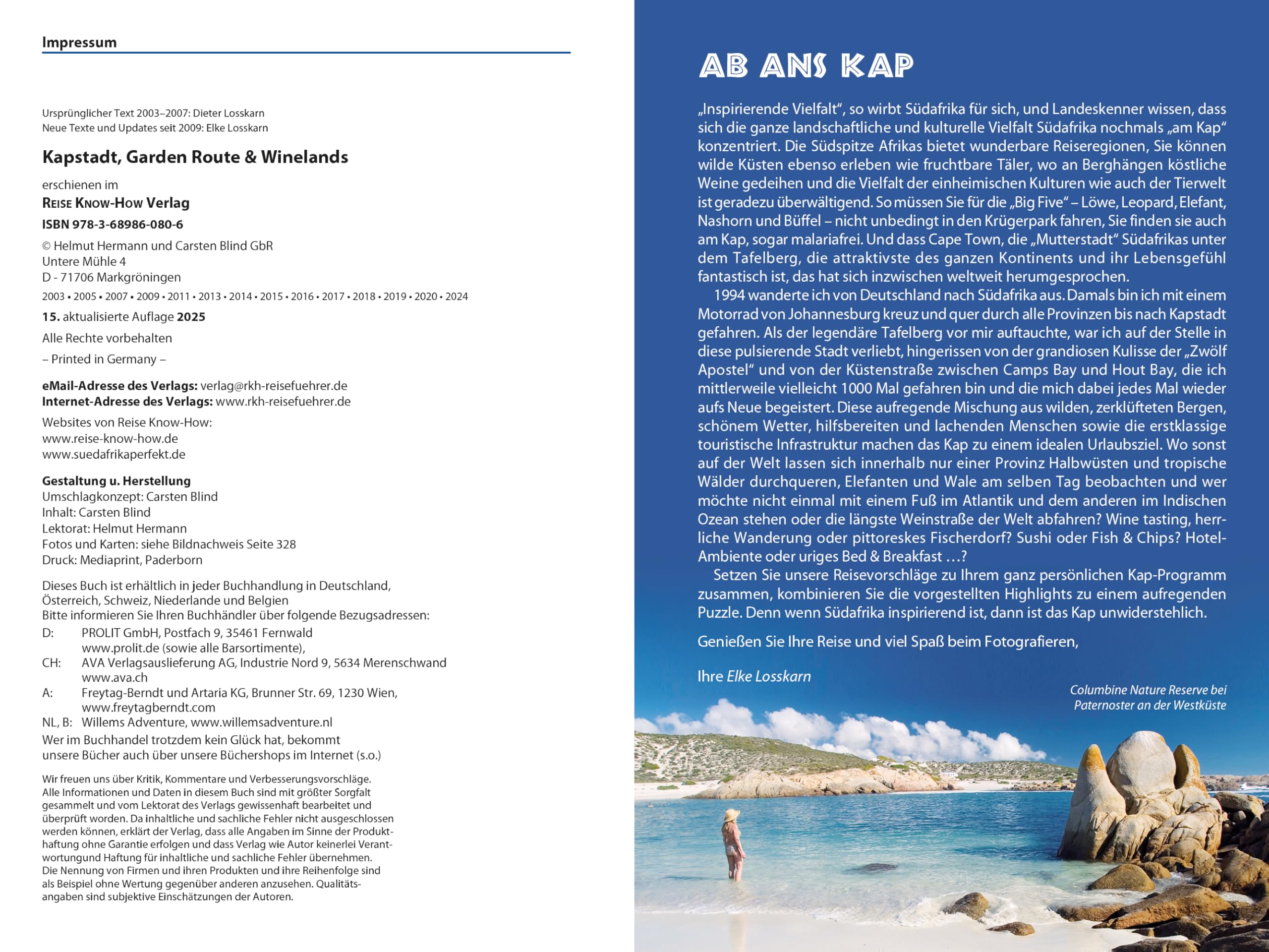 Reise Know-How Reiseführer Südafrika – Kapstadt, Garden Route & Winelands