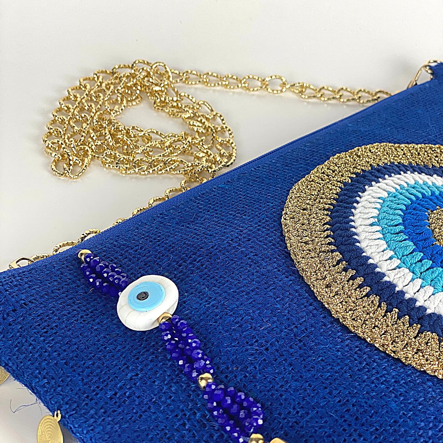 Clutch Bag for Women Crossbody Purses Chain Strap Crochet Bags and Totes
