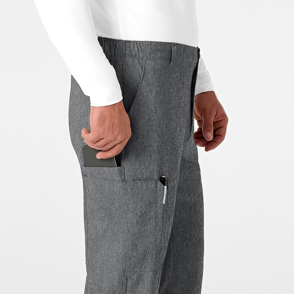 Amazon.com: WonderWink W123 Men's Flat-Front Cargo Pant