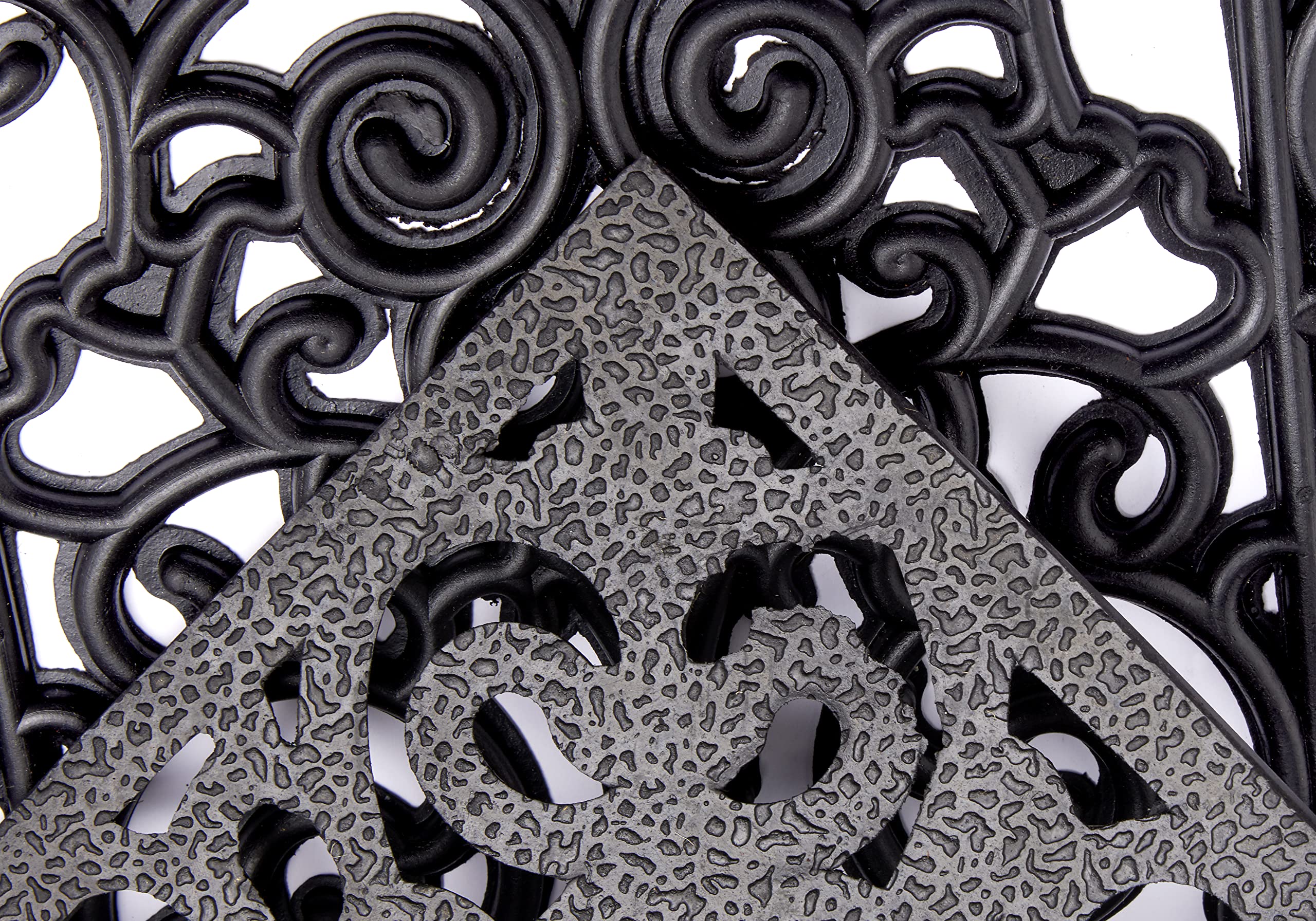 Zerbino In Gomma 45x75cm - Antiscivolo Per Interni Ed Esterni, Effetto Ghisa - Foto 7