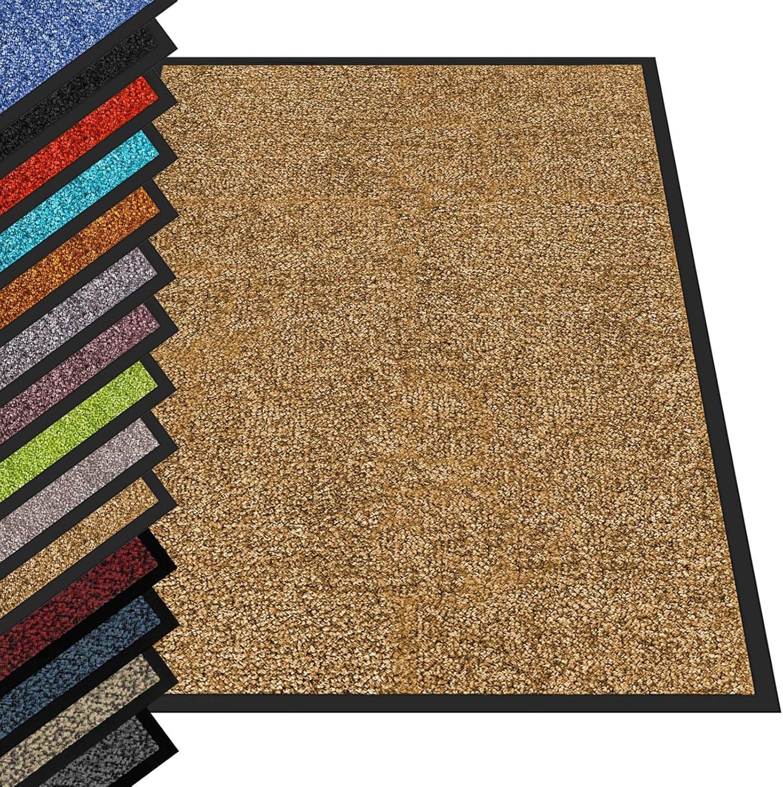 Casa Pura - Tappeto antiscivolo e antipolvere, zerbino per interni ed esterni, lavabile e ultra assorbente, 90 x 600 cm