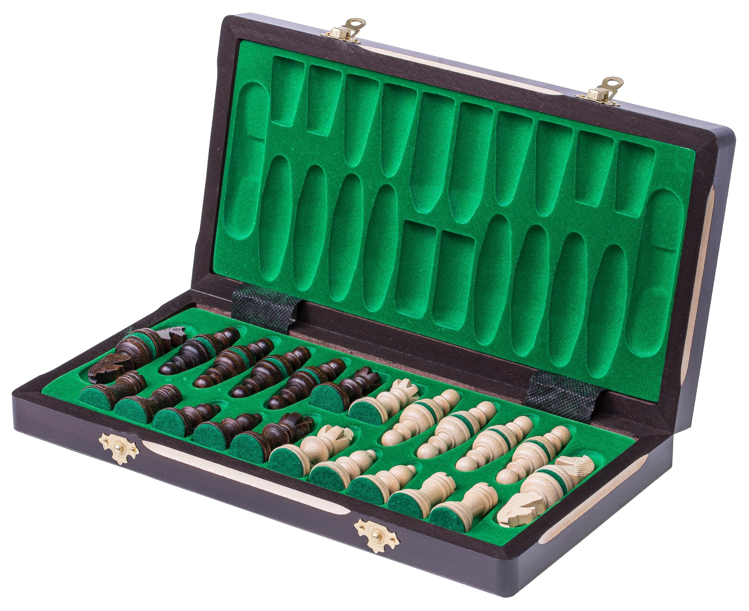 Square - Echecs en Bois - OLYMPIADE - 35 x 35 cm - Échiquier & Pièces d'échecs