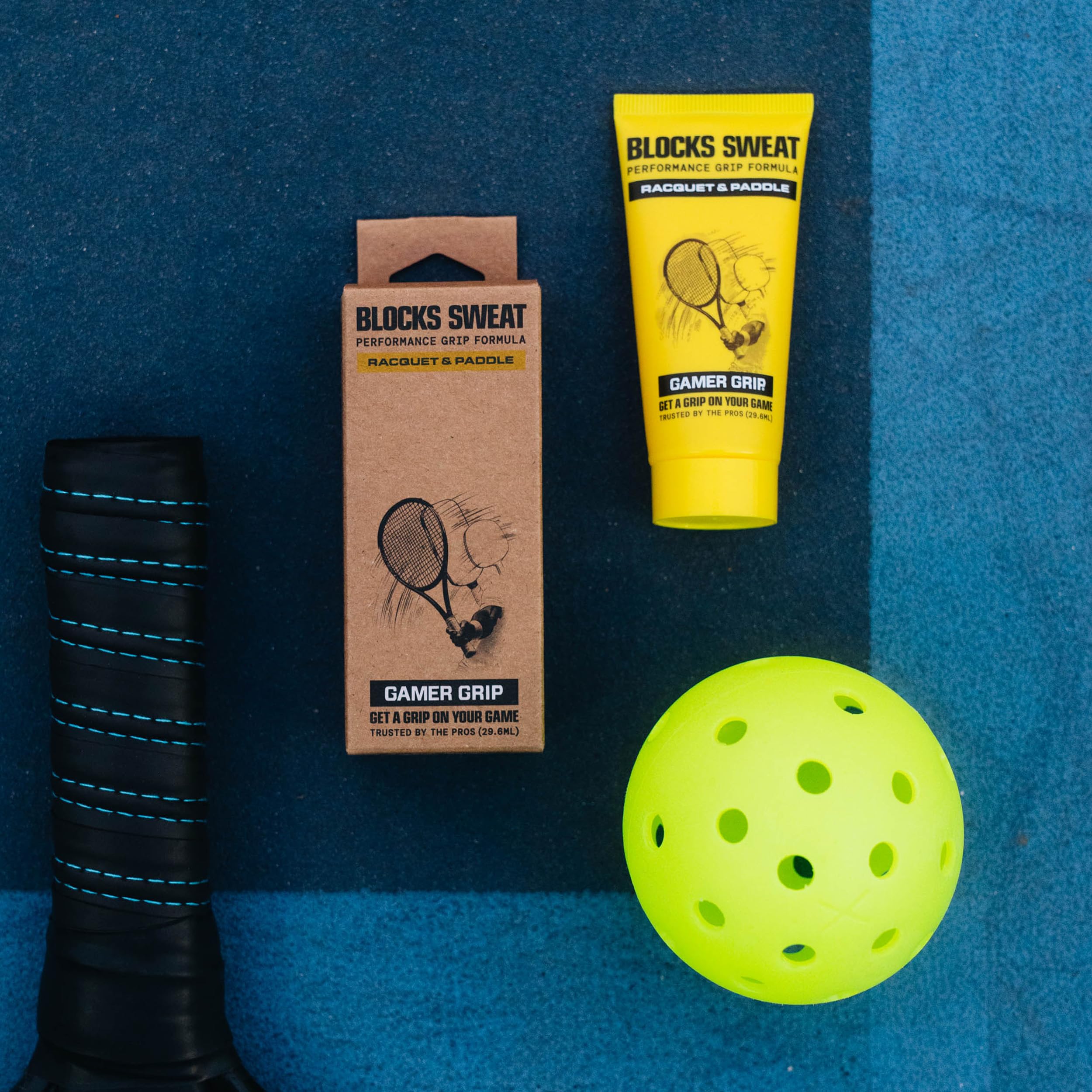 Gamer Grip Presa salda | Crema mani antiscivolo | Controllo del sudore per racchetta da tennis, racchetta, golf, ginnastica e fitness | alternativa al gesso liquido | Made in USA