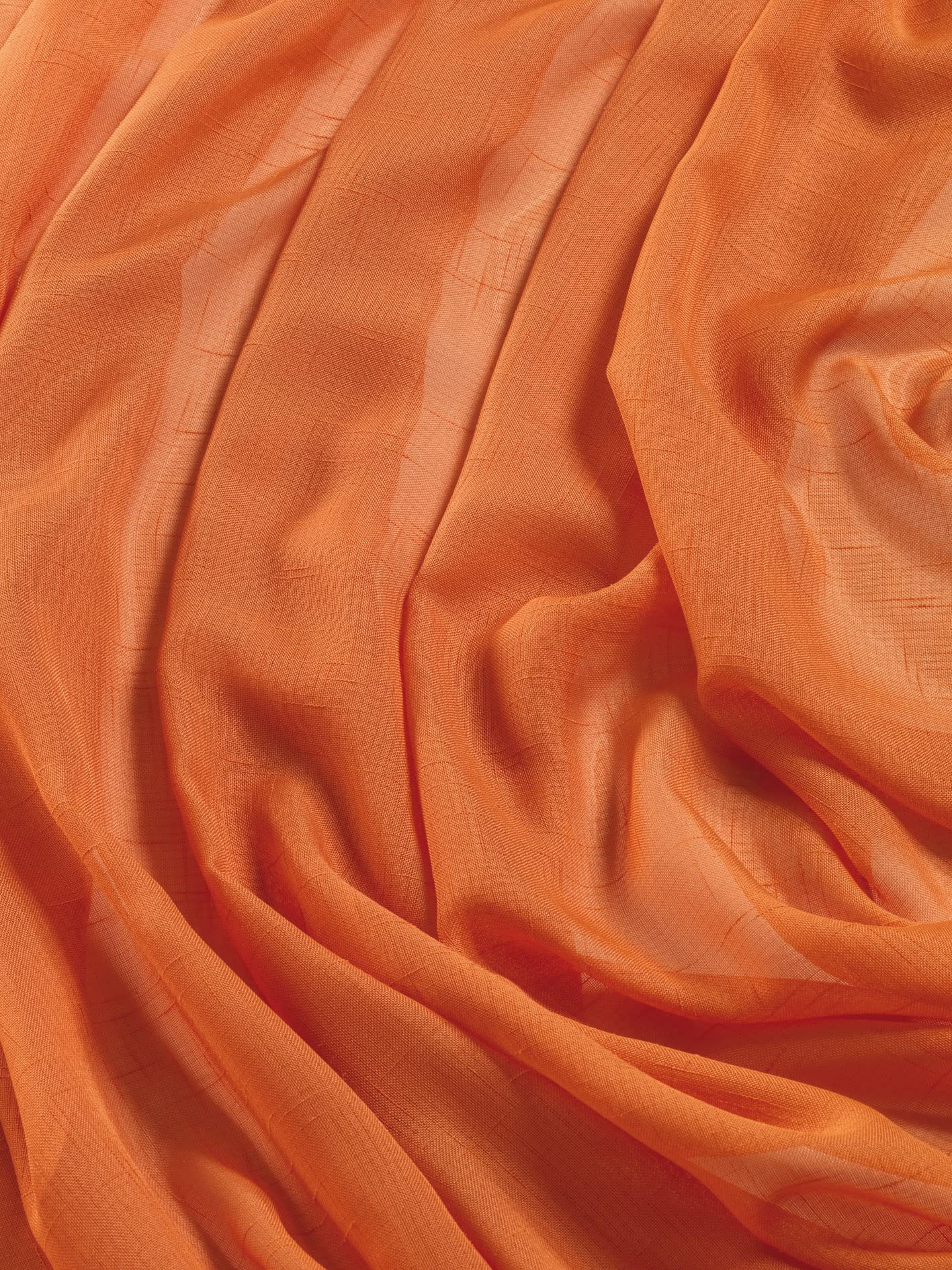 Tende Velo Passante Douceur D'Int&eacute;rieur - 2x70x200 Cm, Colore Beige, Motivo Milza