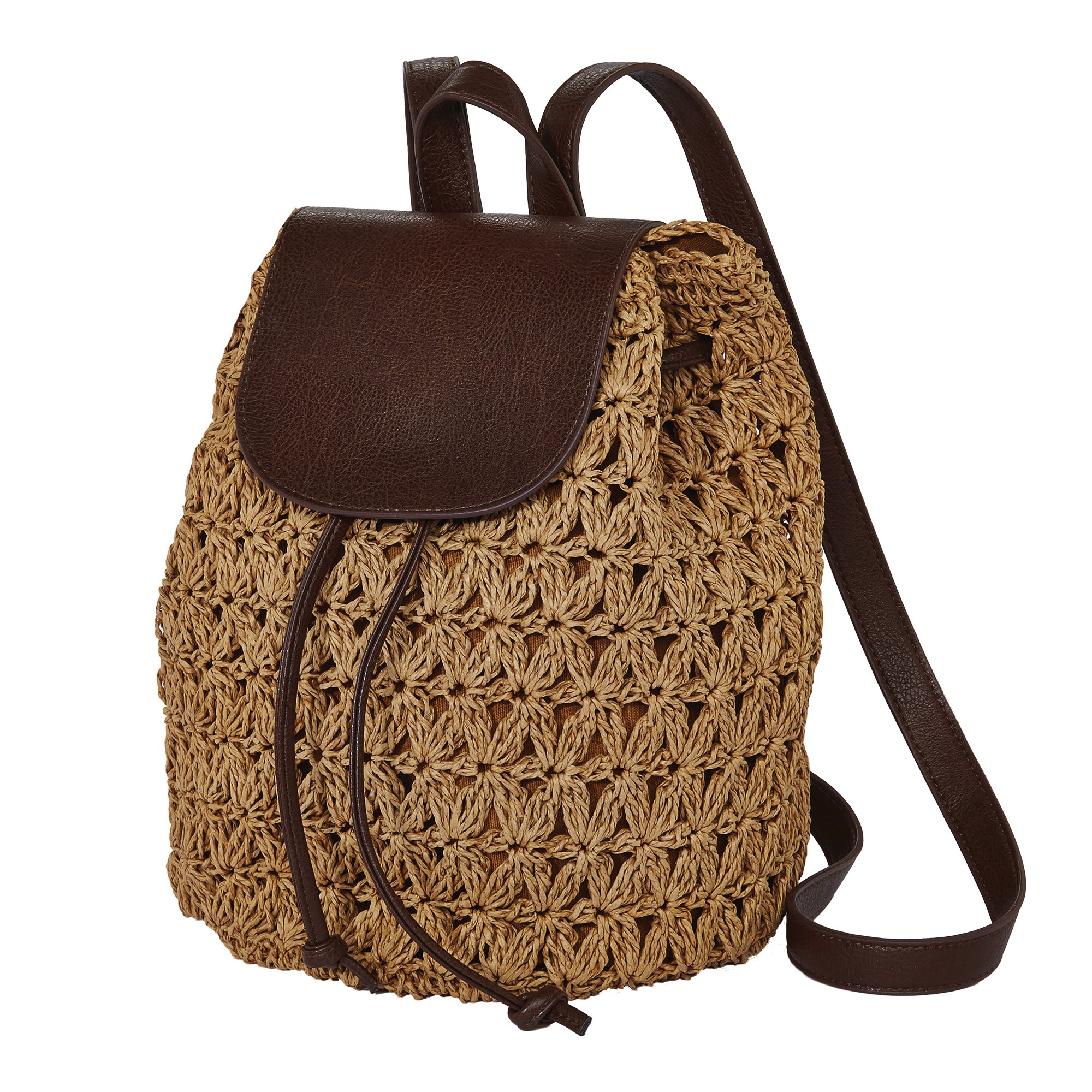 Cappelli Crochet Toyo Backpack (Tan)