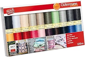 Gutermann Sew-All Thread Set: Reliable and Versatile Sewing Threads for All Your Projects