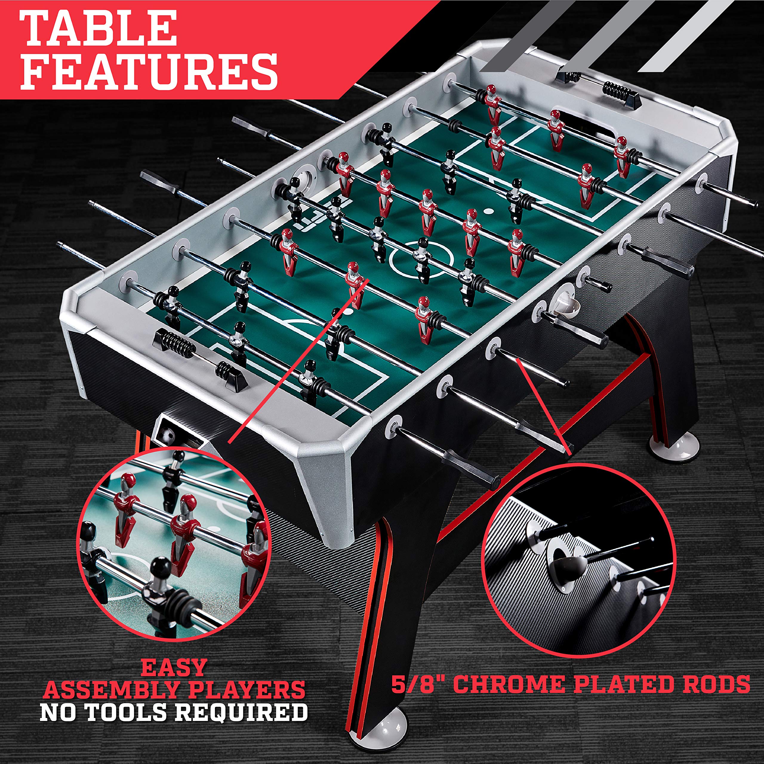 ESPN Foosball Table Professional And Unbiased Review 2023 Sports Point HQ