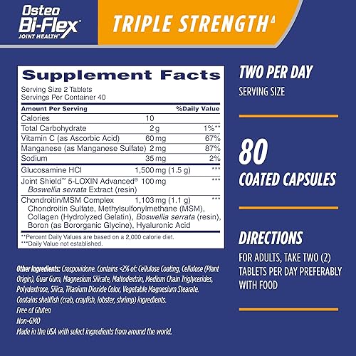 Miniatura 2 de Osteo BI-FLEX Triple Strenght suplemento para articulaciones, SUNDOWN623165, 1, 1