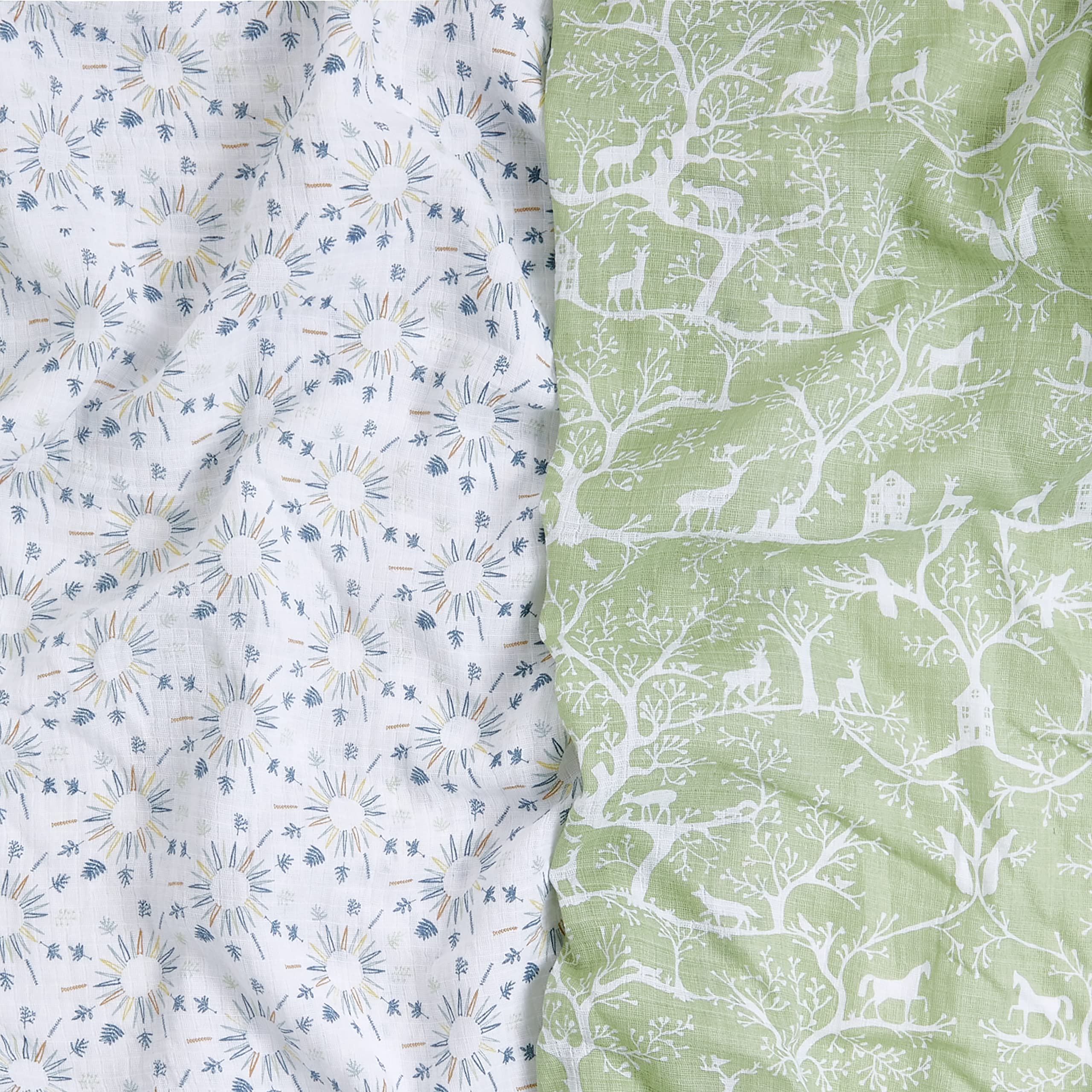 aden + anais™ Essentials - Coperta in mussola di cotone, 2 pezzi, motivo: elefante circo (Harmony)