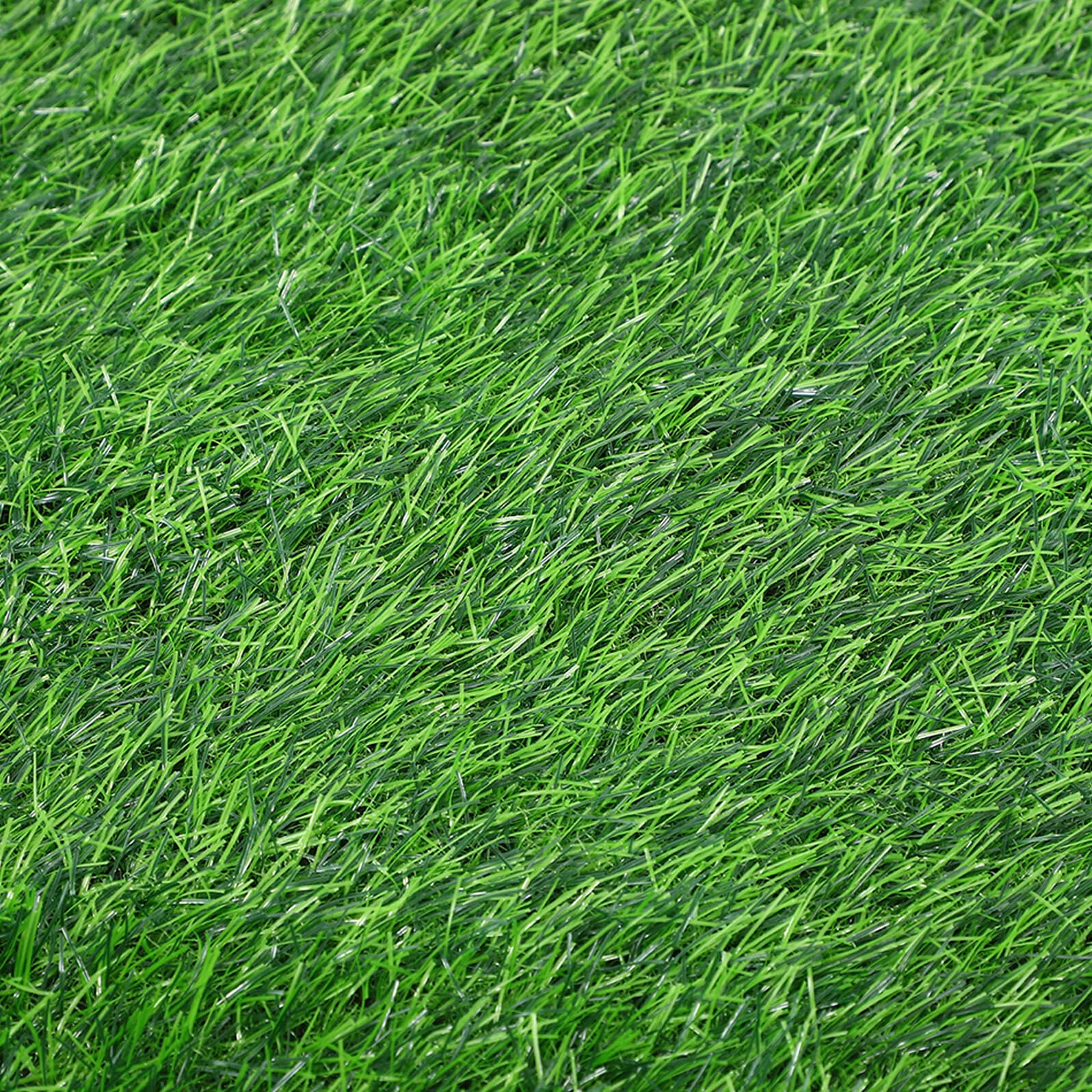 Okrągła mata ze sztucznej trawy 100 cm, grubość 2,5 cm, syntetyczny dywanik murawy na zewnątrz, patio, trawnik, ogród, dekoracja, pokrowiec na właz, sztuczny zielony dywan, trwały i łatwy do
