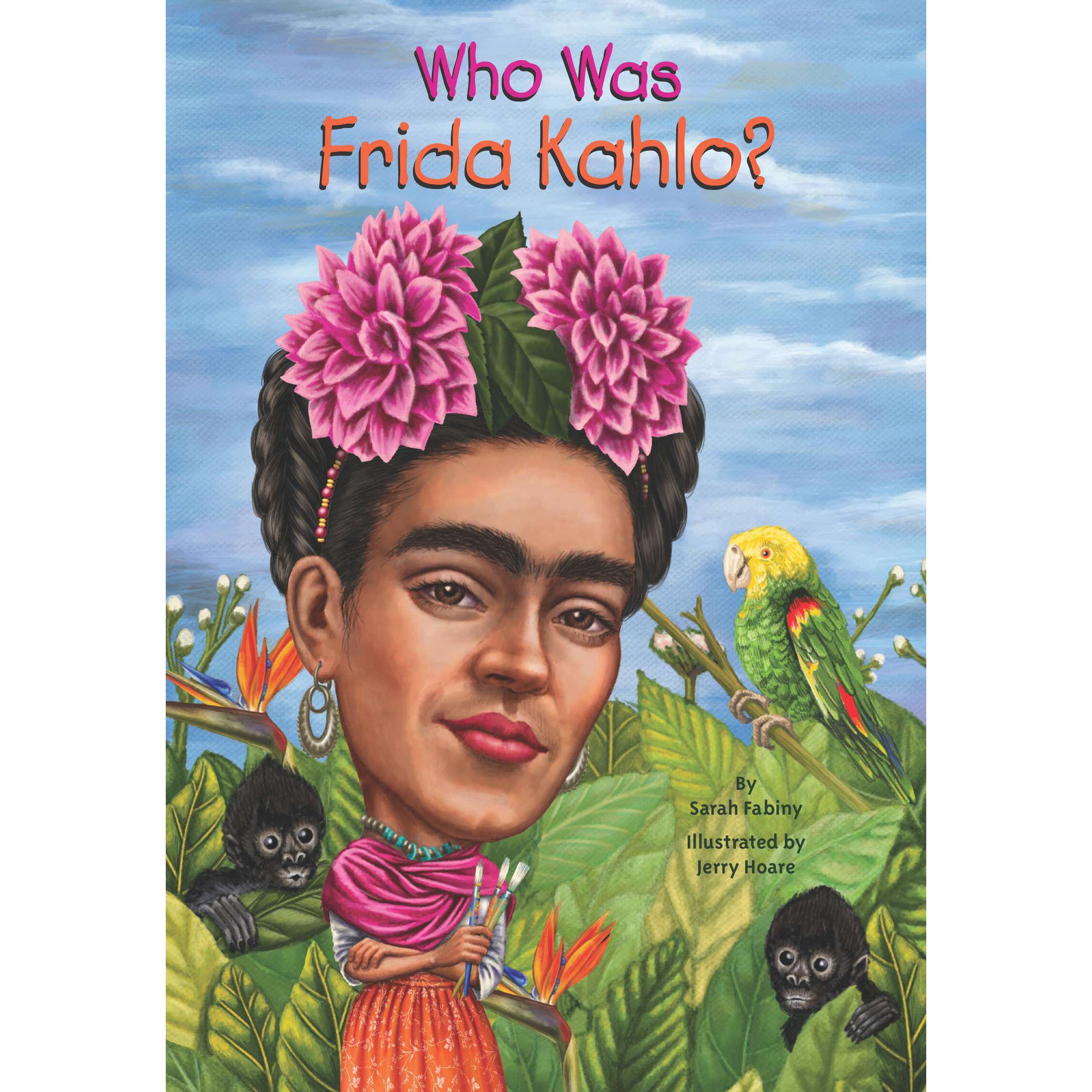 Cover art for Who Was Frida Kahlo?