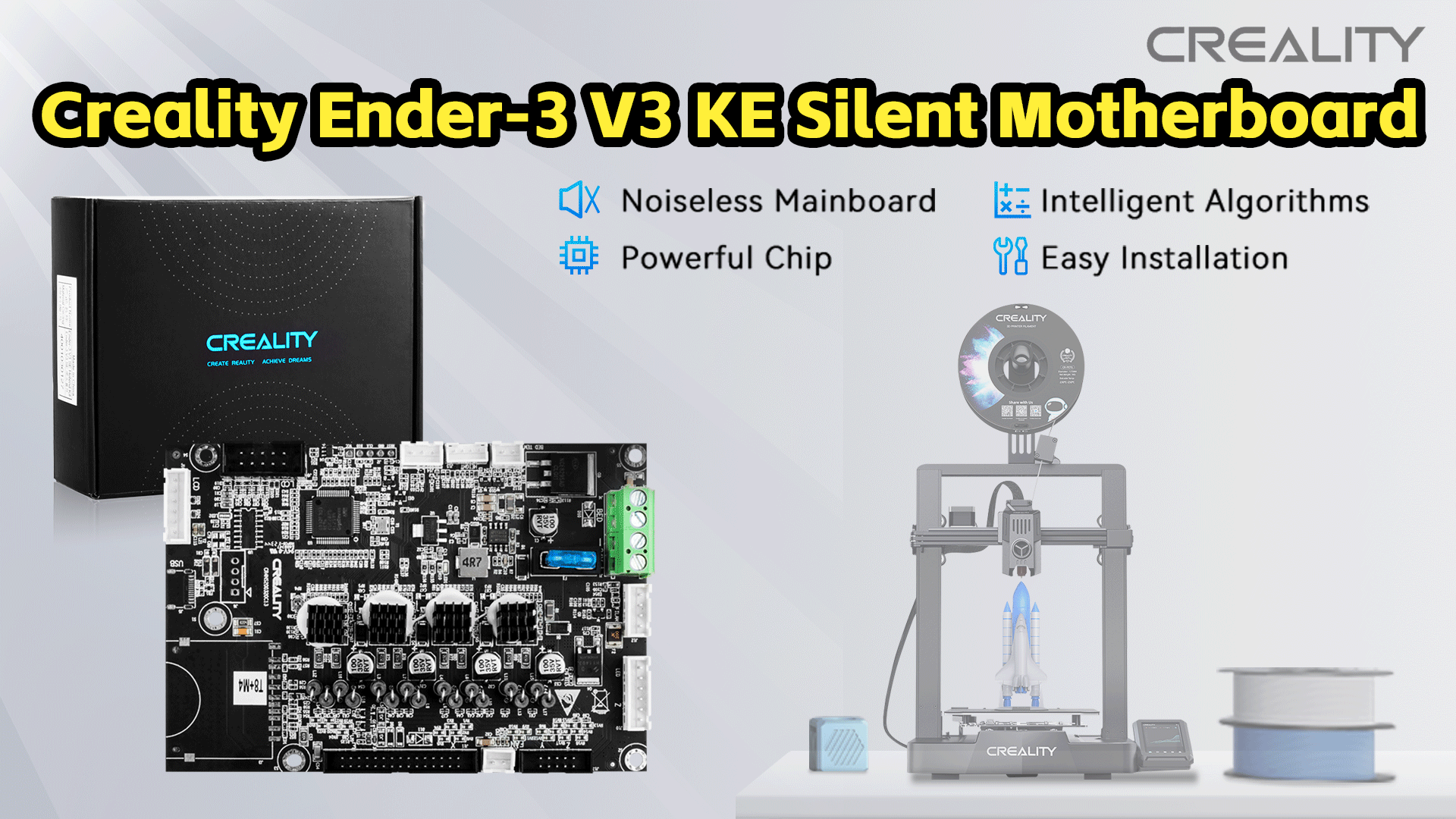 Amazon.com: CREALITY Ender 3 V3 KE Silent Motherboard 32 Bit