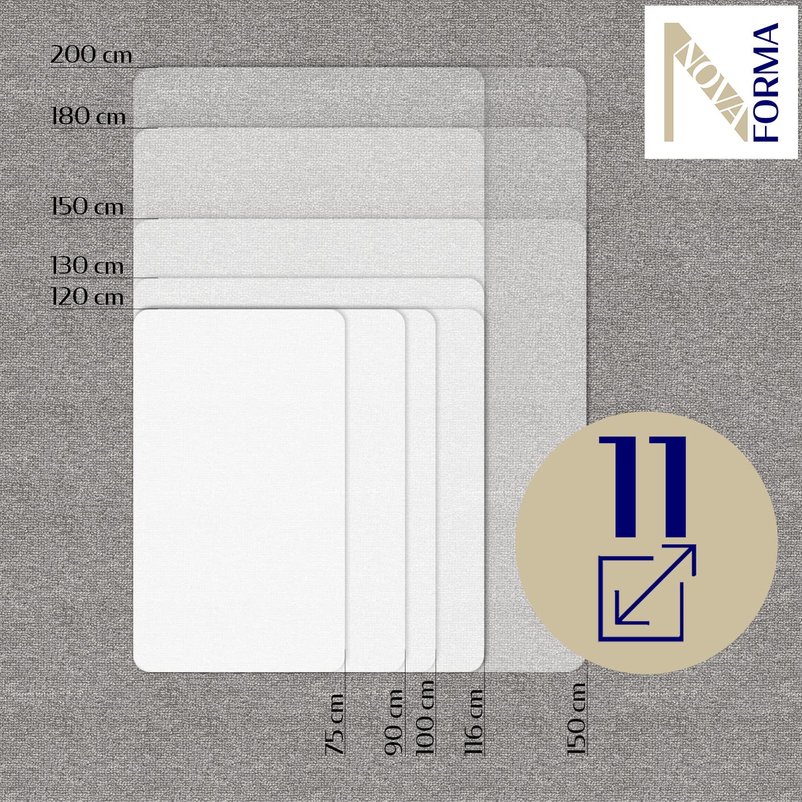 GIANTEX Vloerbeschermingsmat, stoelmat, vloerbeschermingsmat, geurvrije GIANTEX Vloerbeschermingsmat, stoelmat, vloerbeschermingsmat, geurvrije