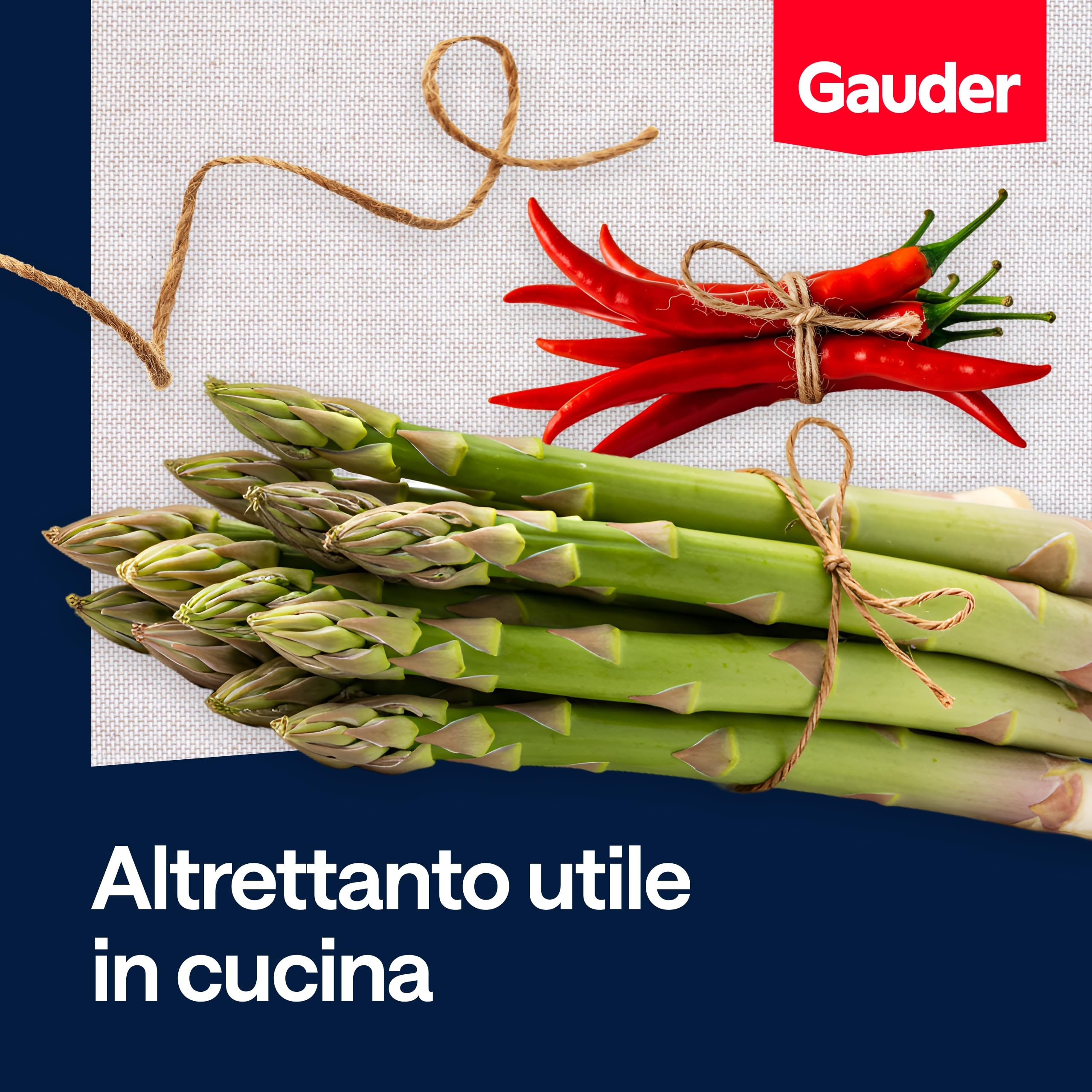 GAUDER Spago di Juta naturale 100 m x 2 mm – Filo da giardino e reggiplante