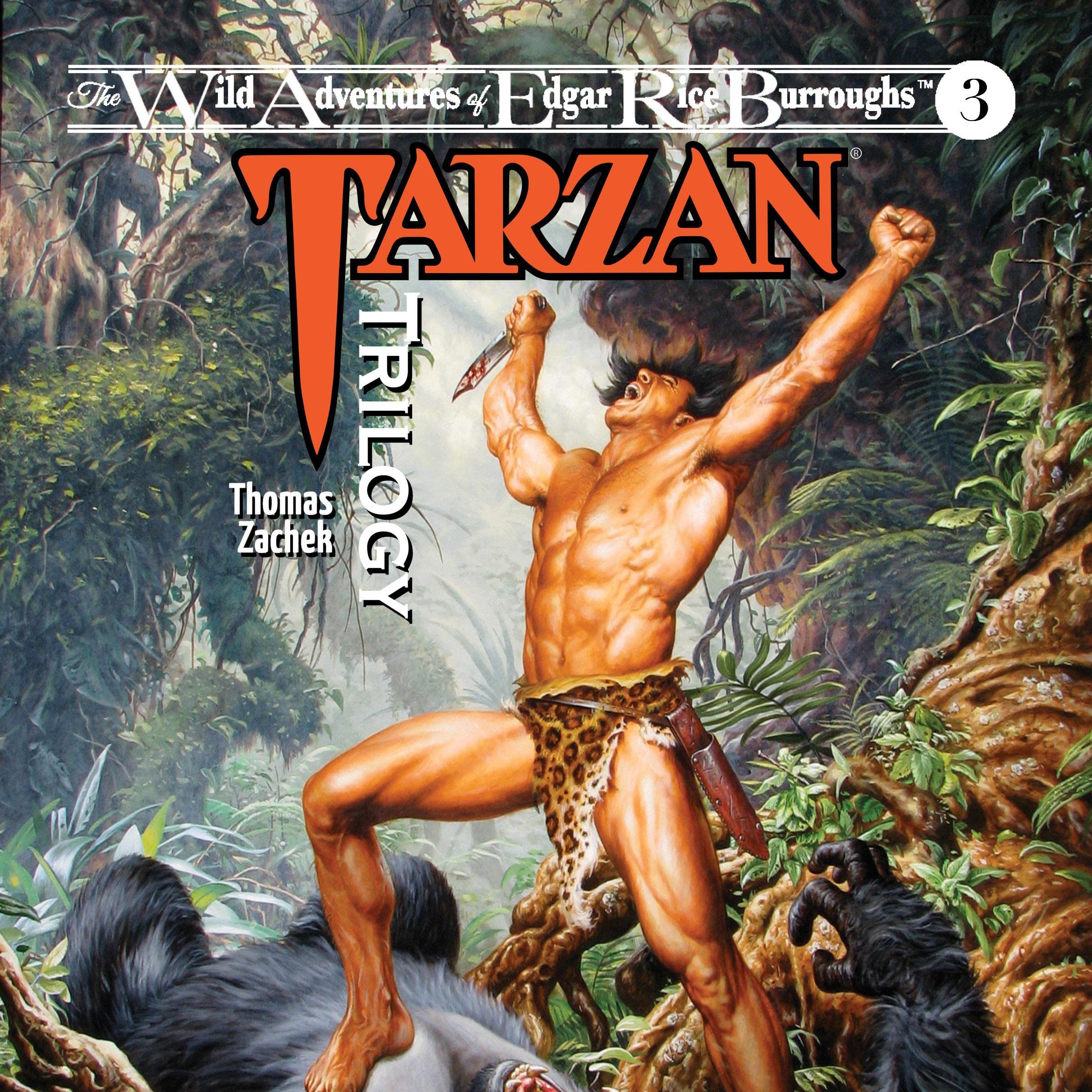 Cover art for Tarzan Trilogy