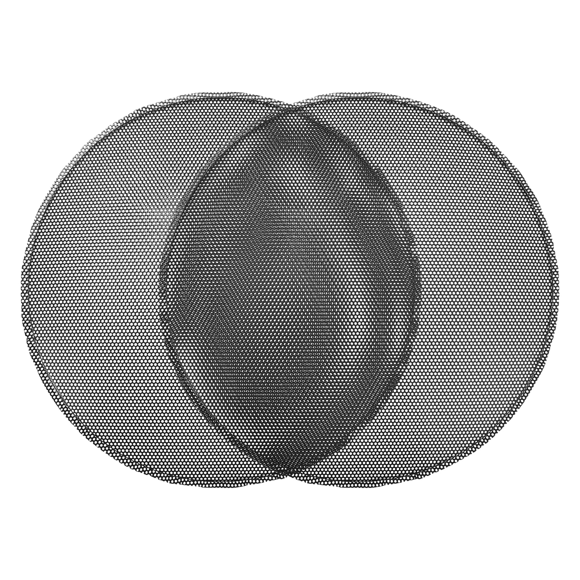 ACROPIX Universal 9 Inch Speaker Grills Mesh for Audio Subwoofer 235x245x12mm Grille without Frame Black - Pack of 2