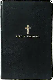 Bíblia Sagrada ACF, Couro Soft, Preta, Letra Grande, Leitura Perfeita