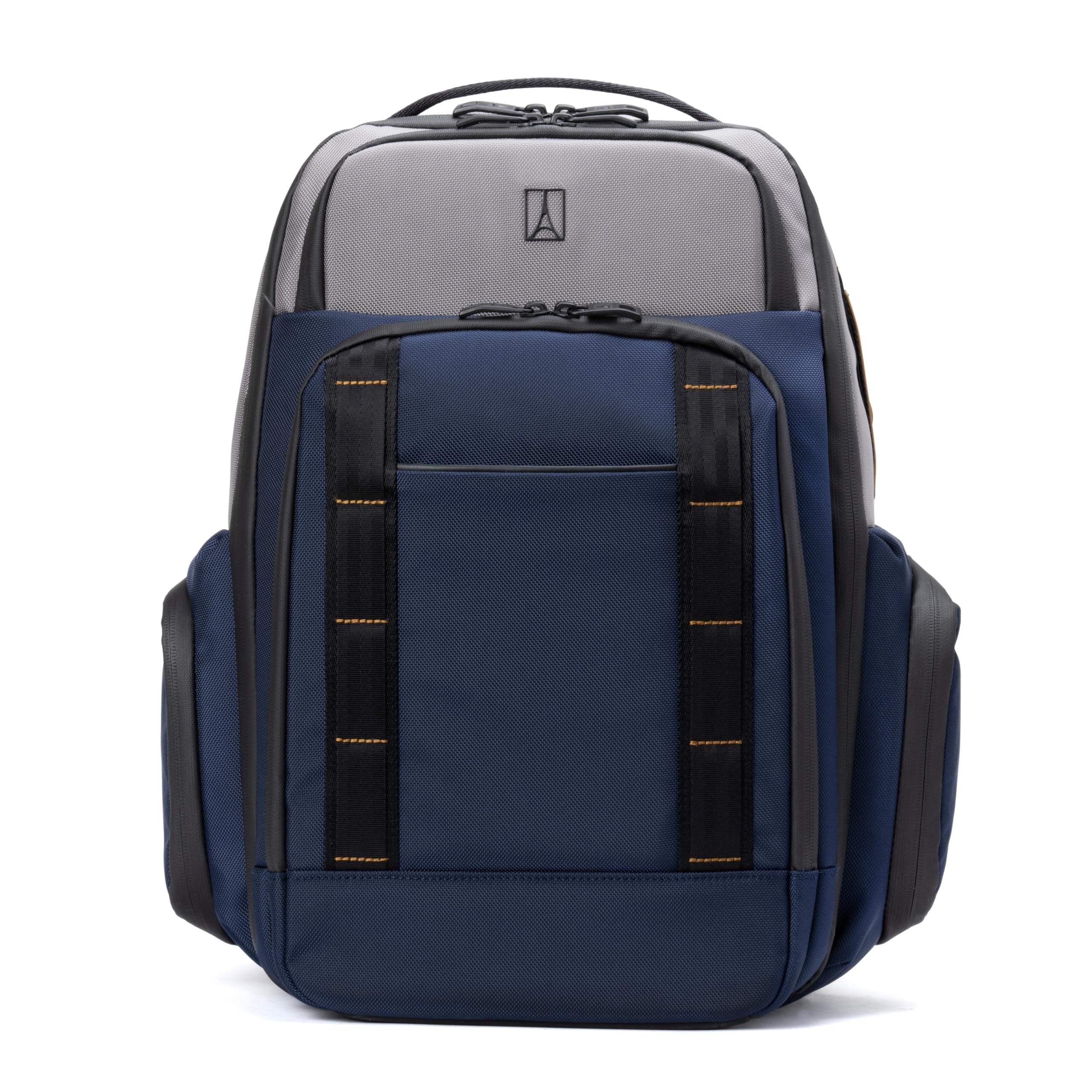 Travelpro Altitude Large Expandable Travel Laptop Backpack 30-36L, 16 Inch Laptop, Water Resistant, Work, Business, Men and Women, Stellar Navy/Grey