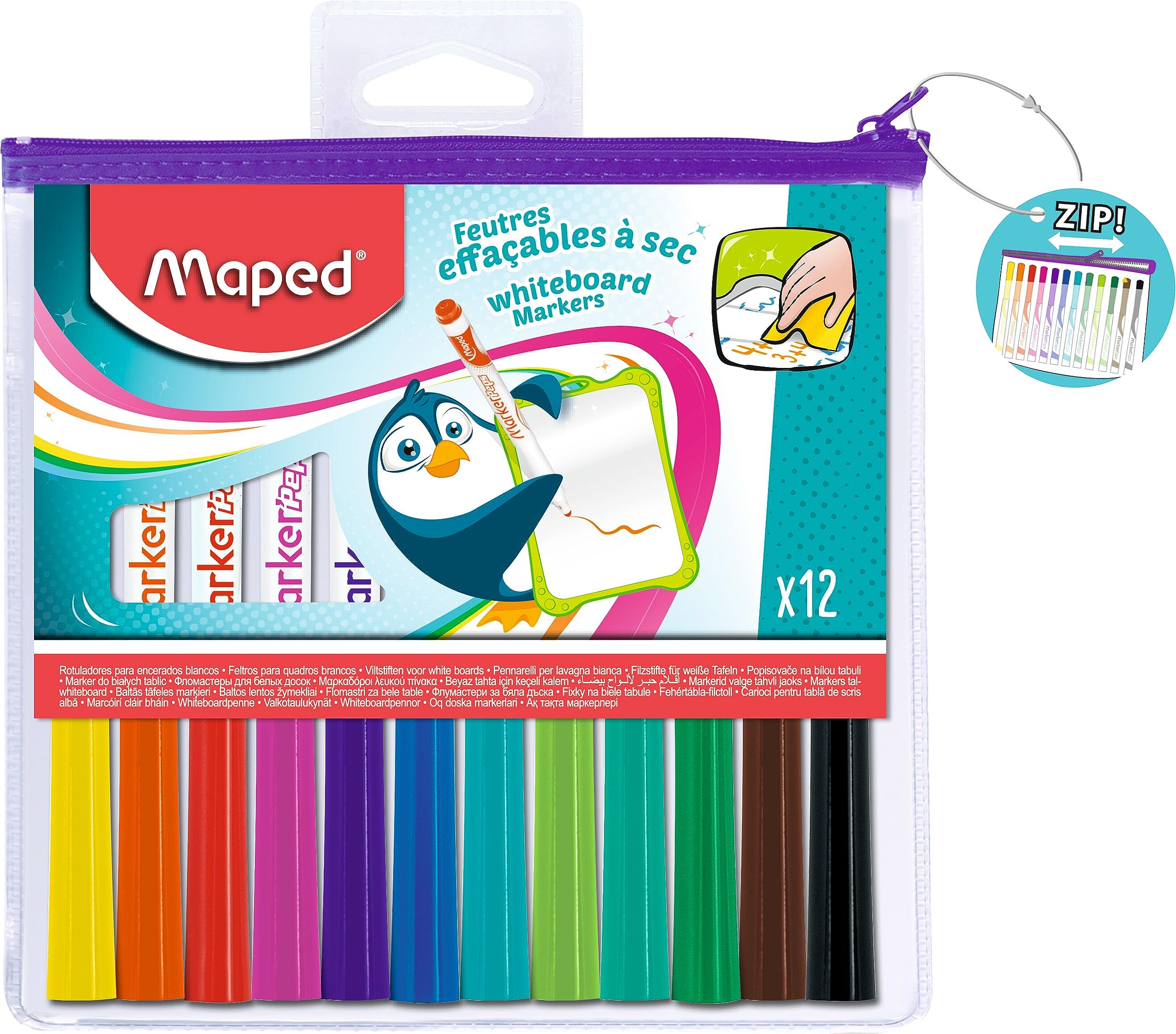 Maped BEYAZ TAHTA KEÇELİ KALEMİ- FARKLI RENKLERDE