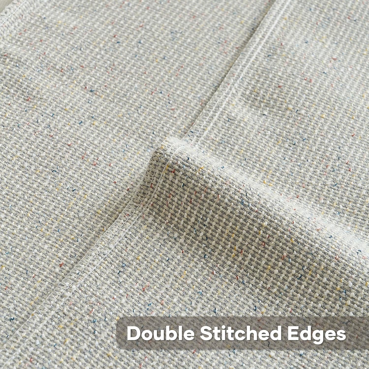 FUTEI Grey Decorative Throw Pillow Covers 18x18 Inch Set of 2,Soft Cozy Chenille Colorful Granular Textured Cushion Case,Modern Home Decor for Couch Bed Living Room - Image 4