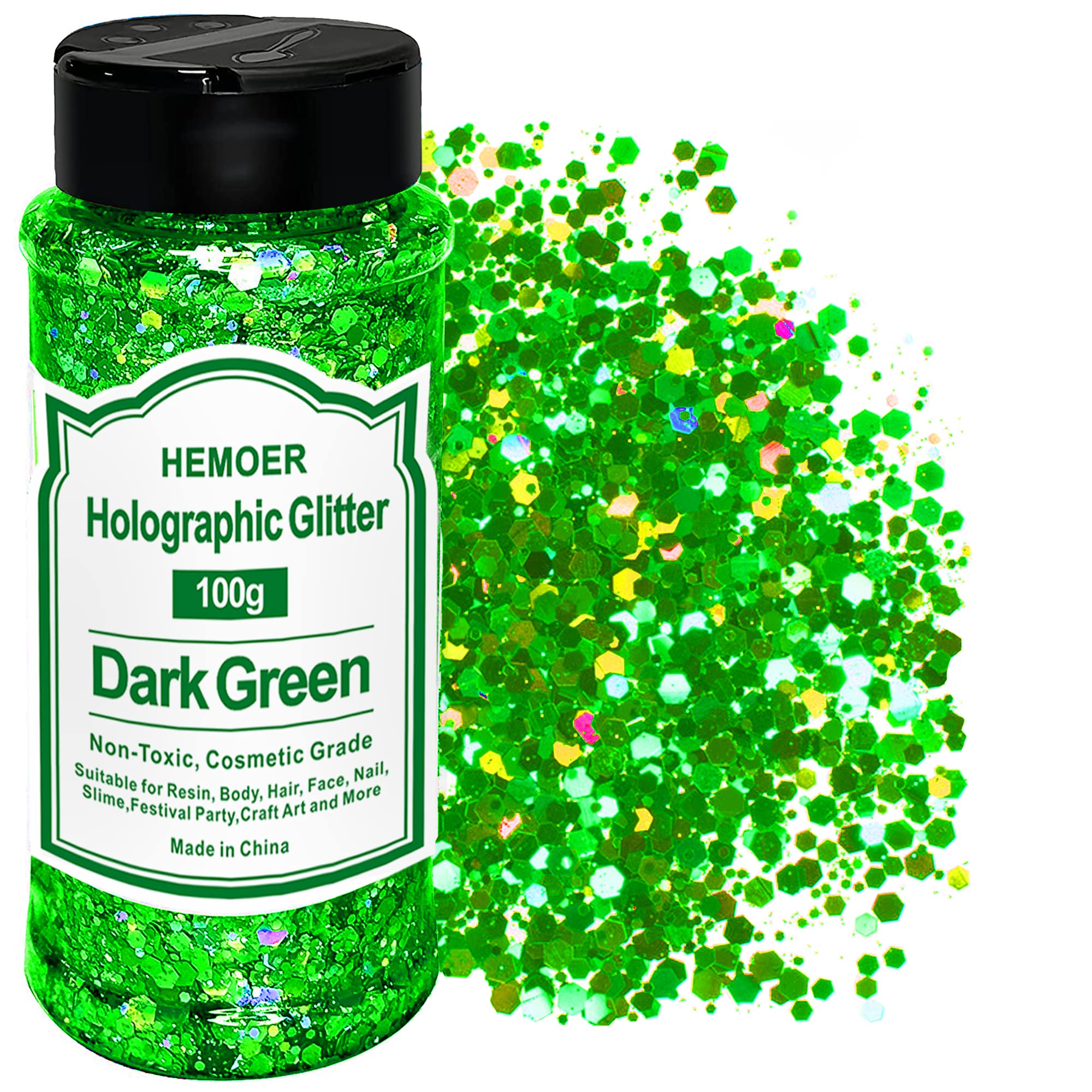 HEMOER Dark Green Glitter