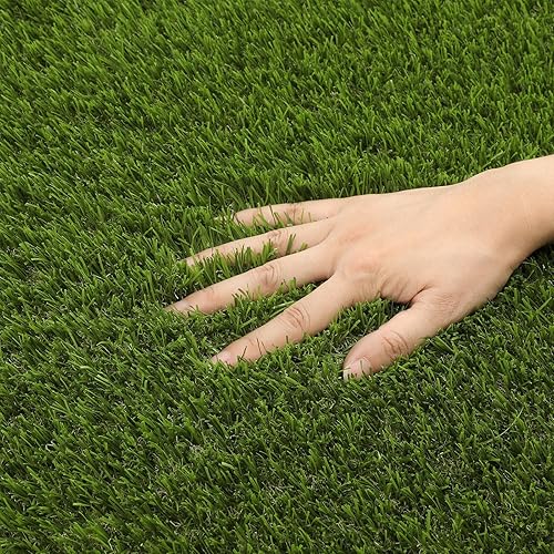 Miniatura 6 de SHACOS Almohadilla de césped artificial para perros, 31.5 x 47.2 pulgadas, pasto para orina de perro con agujeros de drenaje, entrenamiento para