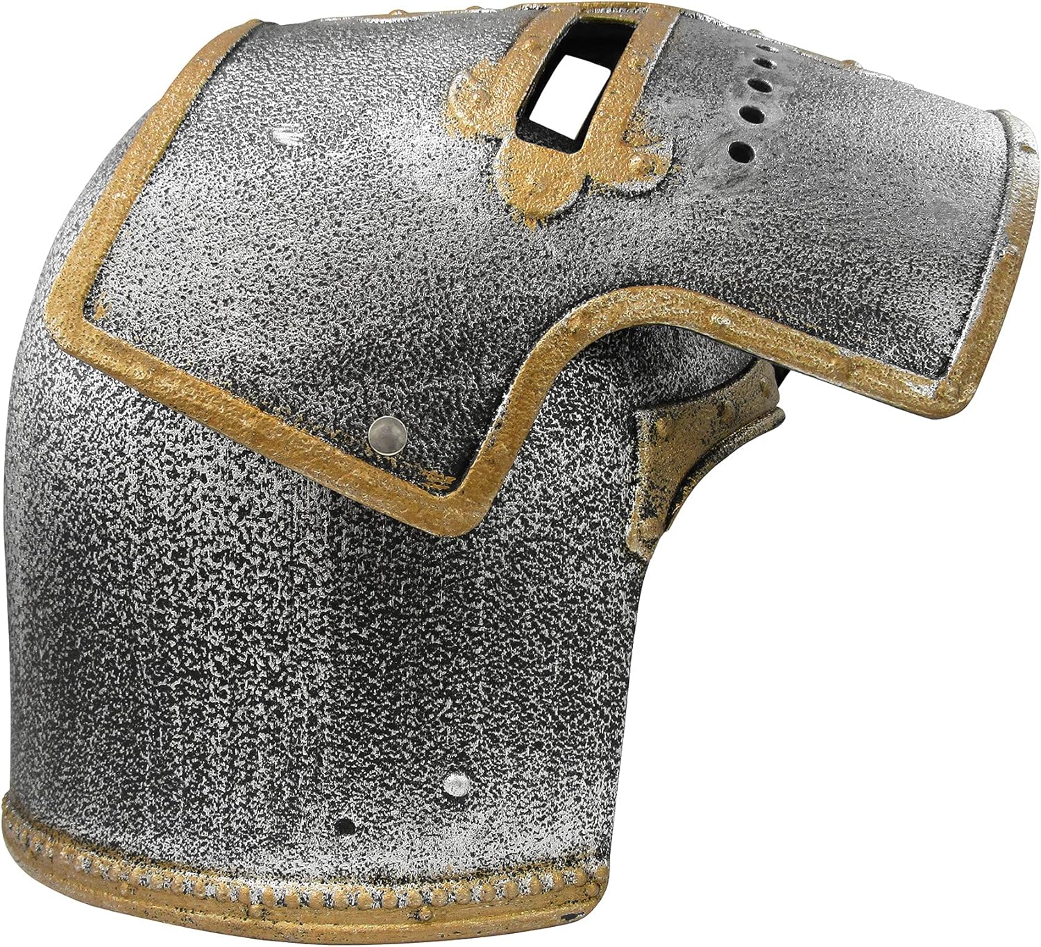 Nicky Bigs Novelties Child Kids Medieval Crusader Knight Helmet With Folding Face Mask Boys Battle Pretend Play Costume Plastic Halloween Cosplay LARP - Image 8