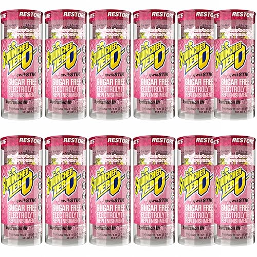 Miniatura 22 de Sqwincher Zero Qwik Stik - Mezcla de bebida de hidratación en polvo de reemplazo de electrolitos bajos en sodio, sin azúcar, baja en calorías,