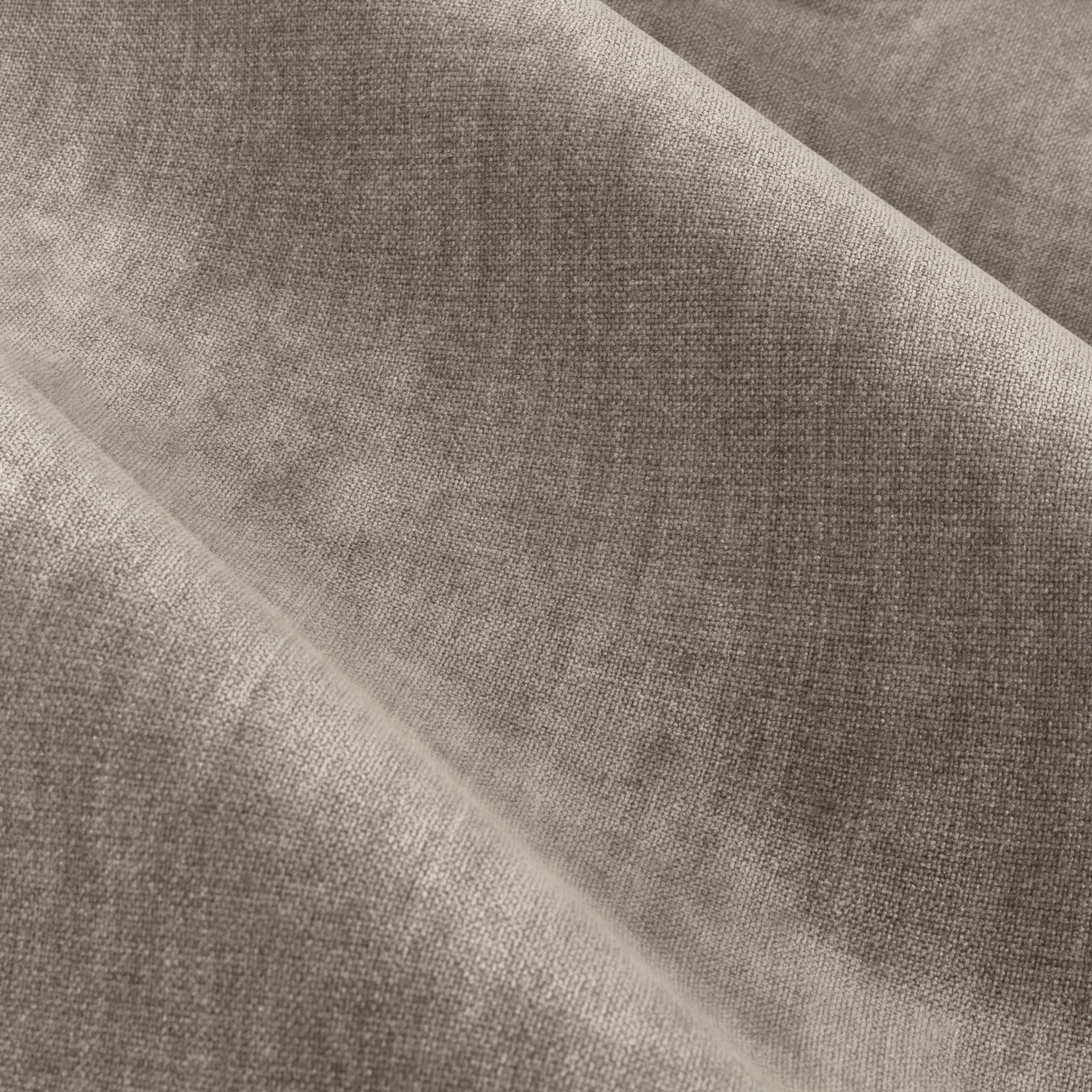 Yard Heavy Chenille Eyelet Curtain Pair - Lined Room Darkening, Soft Velvet Home Décor (Greige - Width 168 x Drop 137cm) - Image 4
