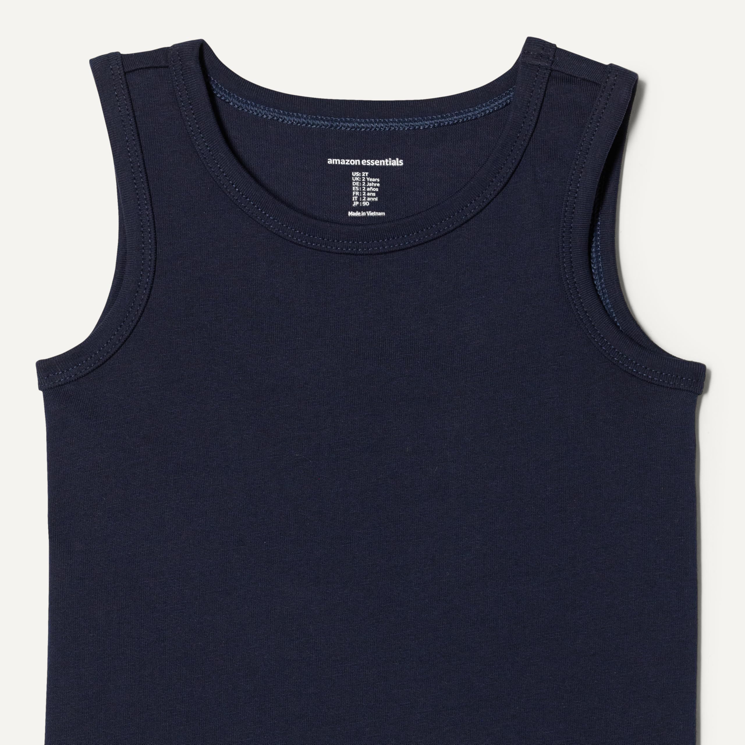 Amazon Essentials Camisetas de Tirantes Niños, Paquete de 3