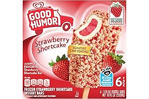 Frozen Dairy Dessert Bars, Strawberry Shortcake