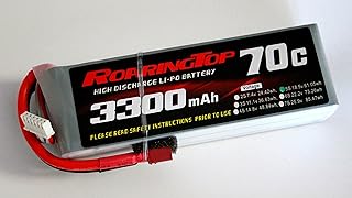 RoaringTop LiPo Battery Pack 70C 3300mAh 5S 18.5V with Deans Plug for RC Car Boat Truck Heli Airplane